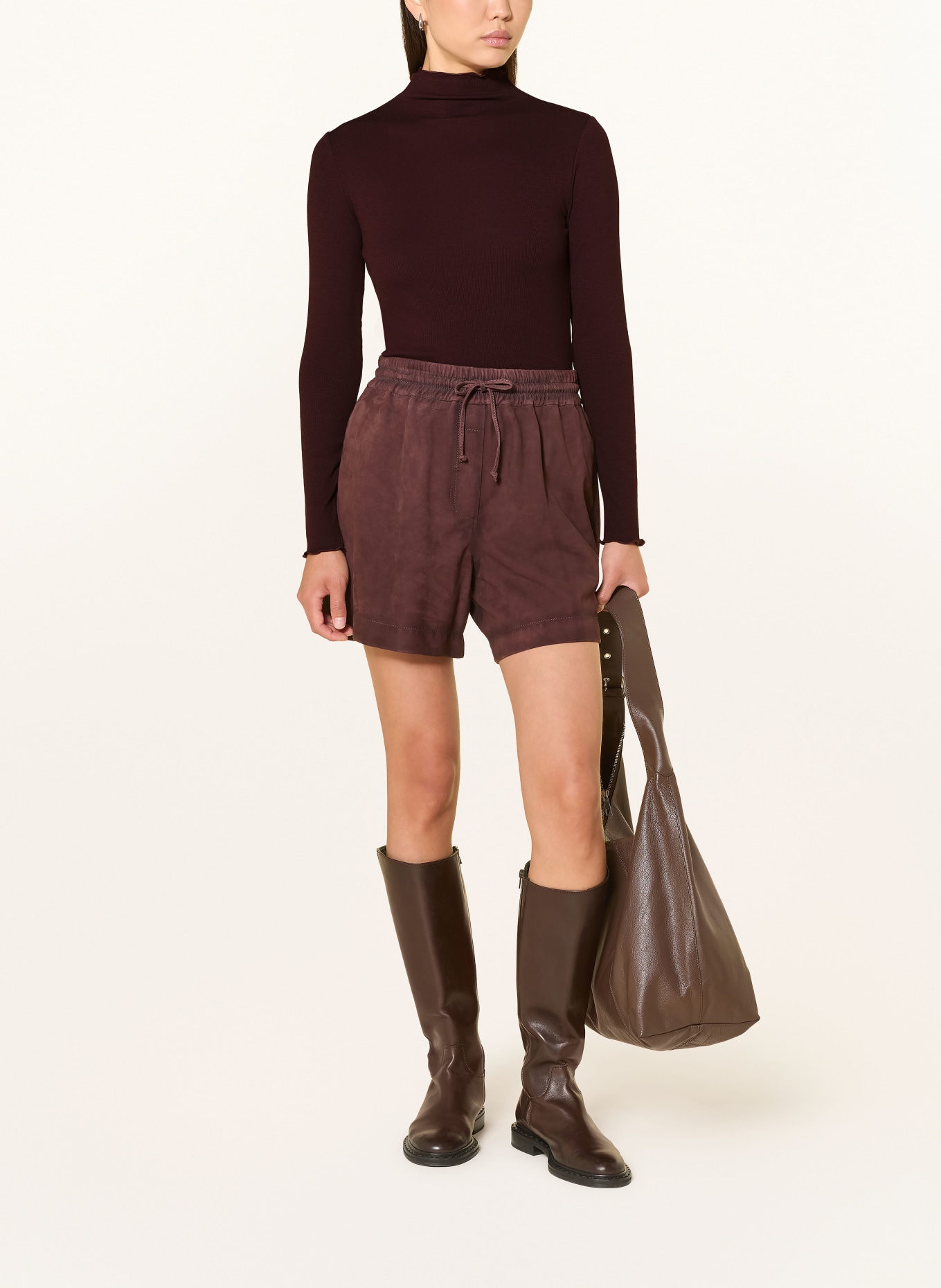 darling harbour Longsleeve: deep merlot