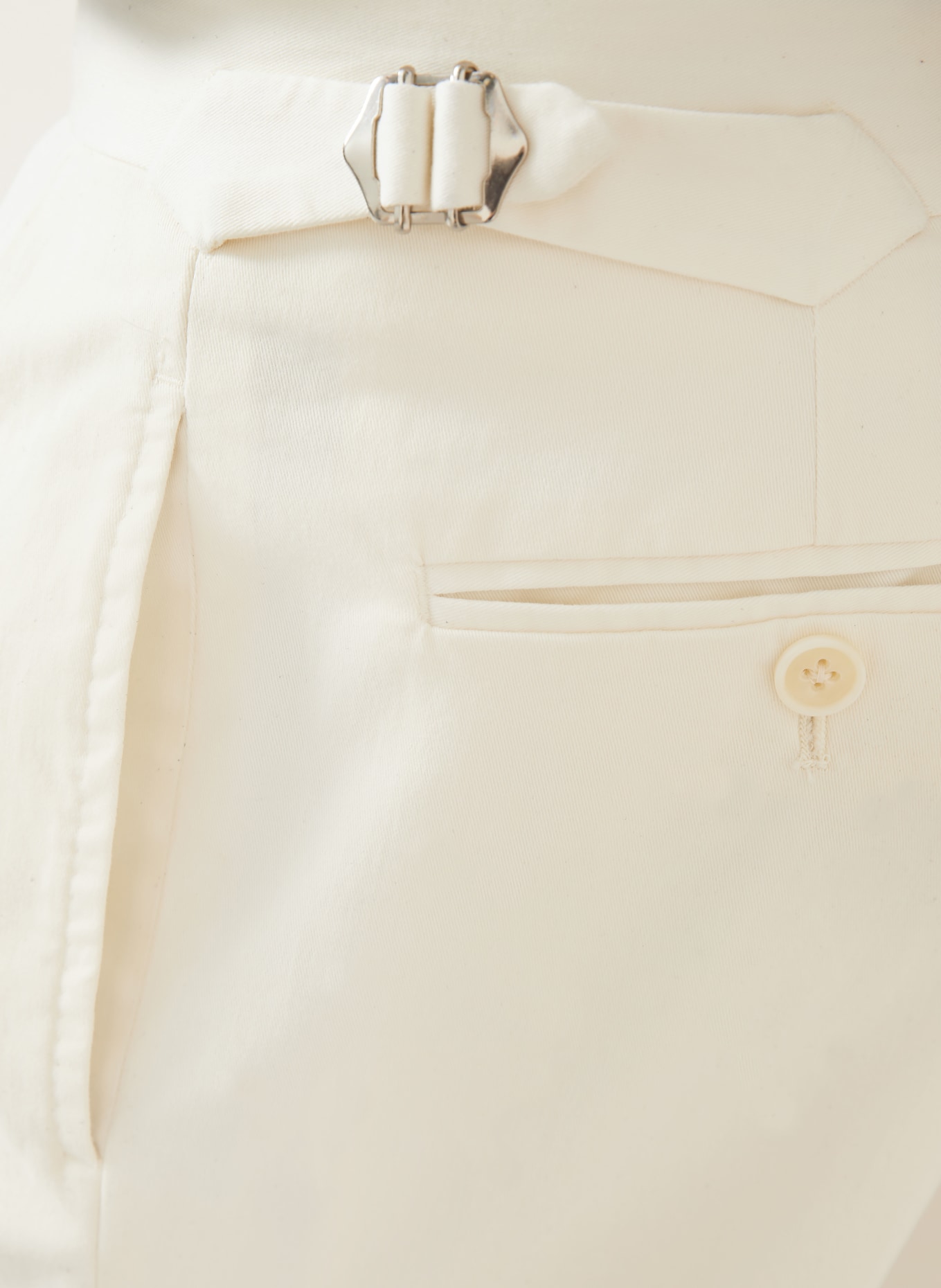 RALPH LAUREN PURPLE LABEL Regular-Fit Chinos: CREAM