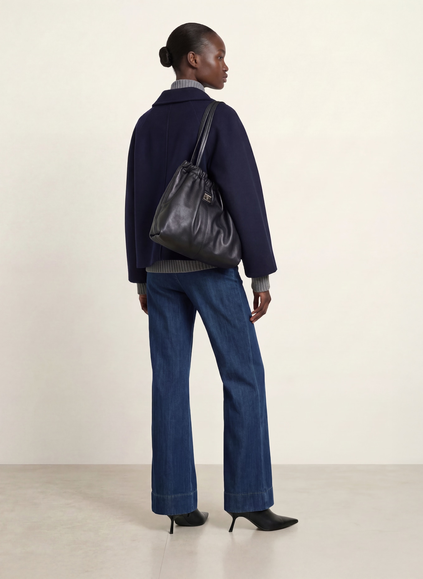 SEM PER LEI Flared jeans: 185 denim