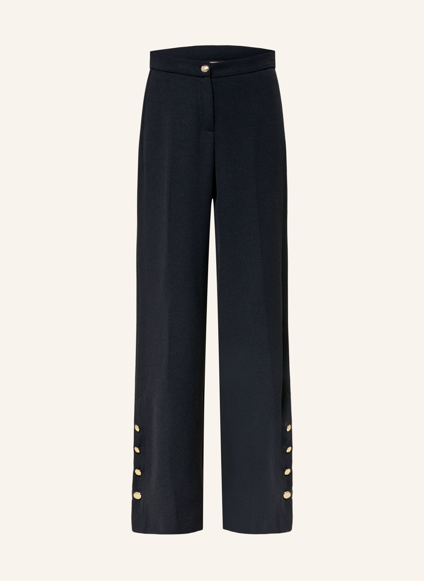 SEM PER LEI Wide-leg trousers: DARK BLUE
