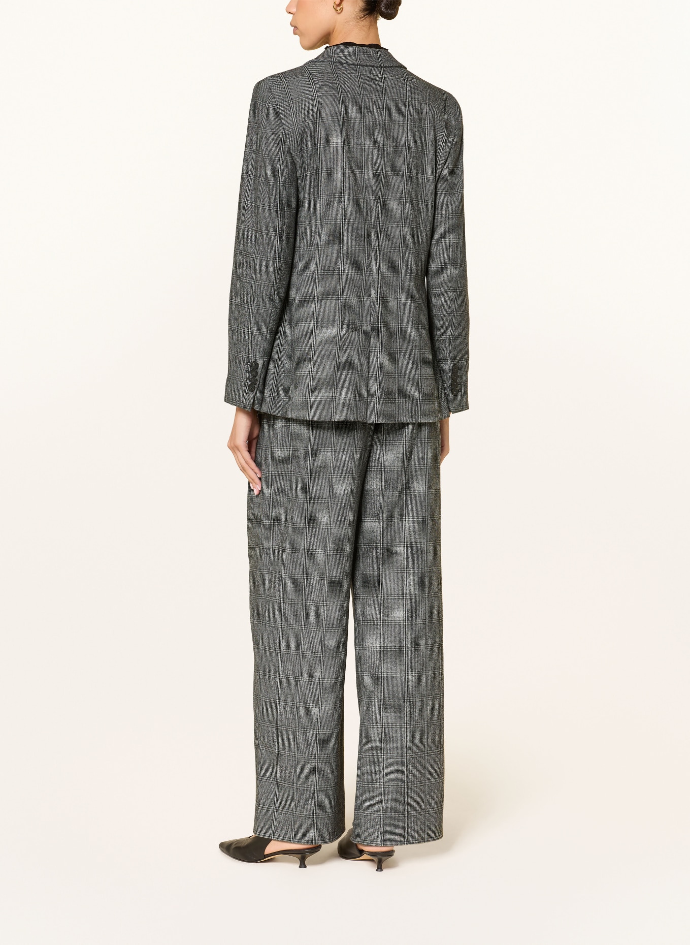 EMPORIO ARMANI Blejzr: ČERNÁ / BÍLÁ