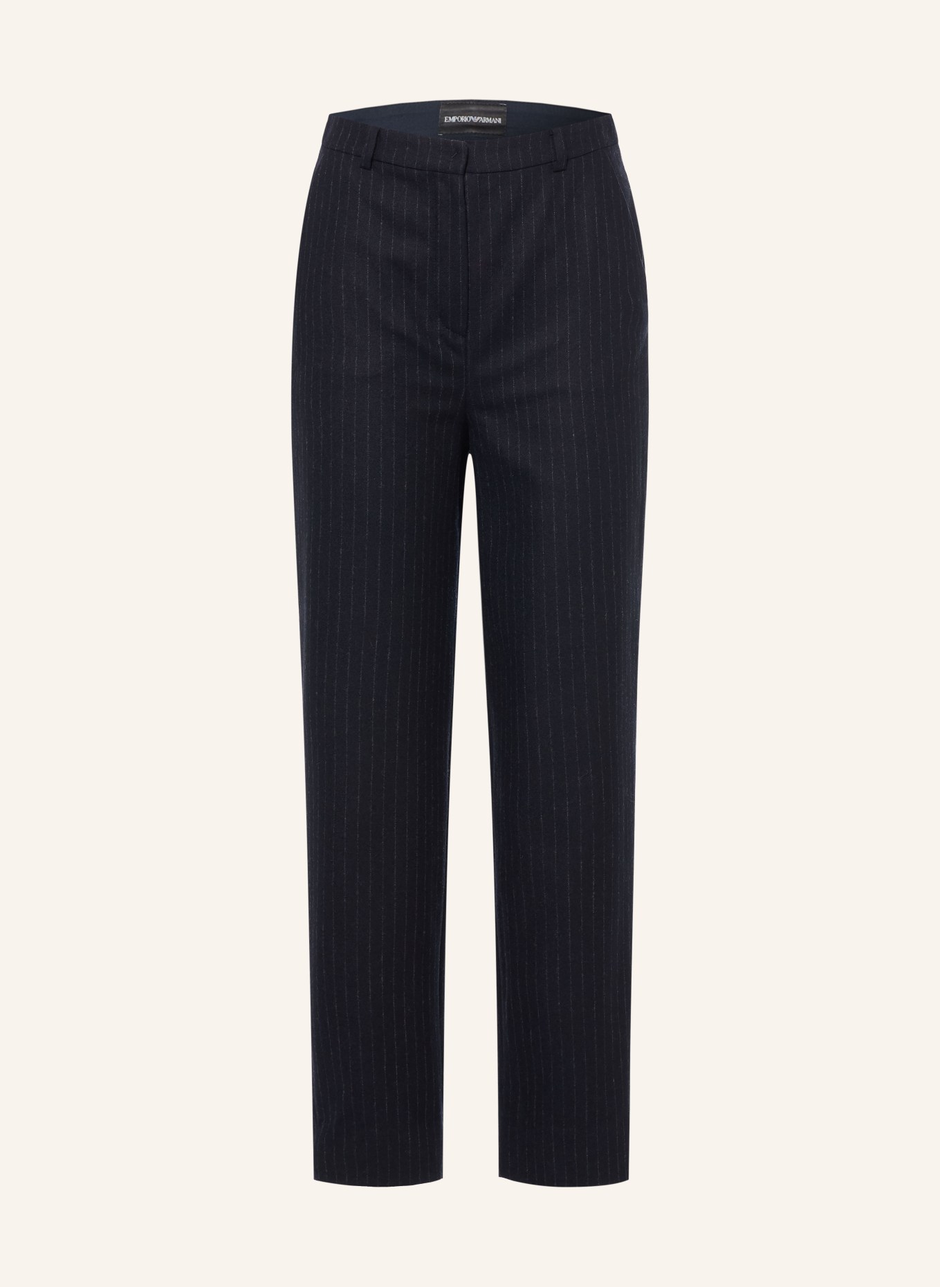 EMPORIO ARMANI Spodnie: GRANATOWY / BIAŁY