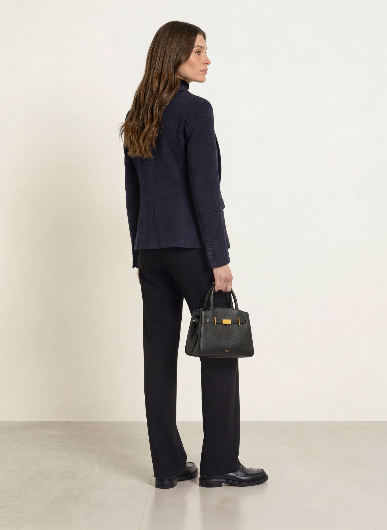 EMPORIO ARMANI Jerseyblazer: MØRKEBLÅ