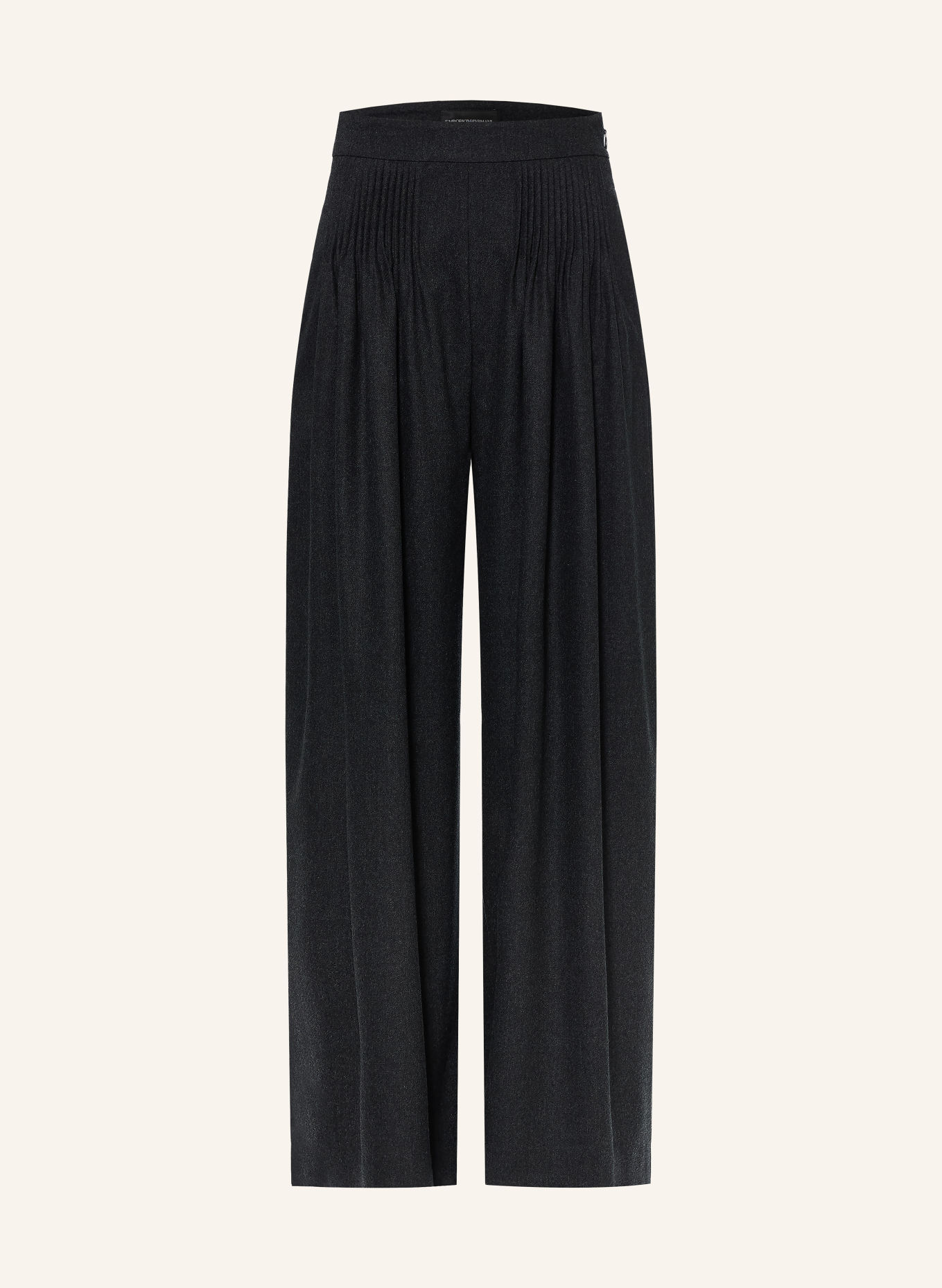 EMPORIO ARMANI Marlenehose: DUNKELGRAU