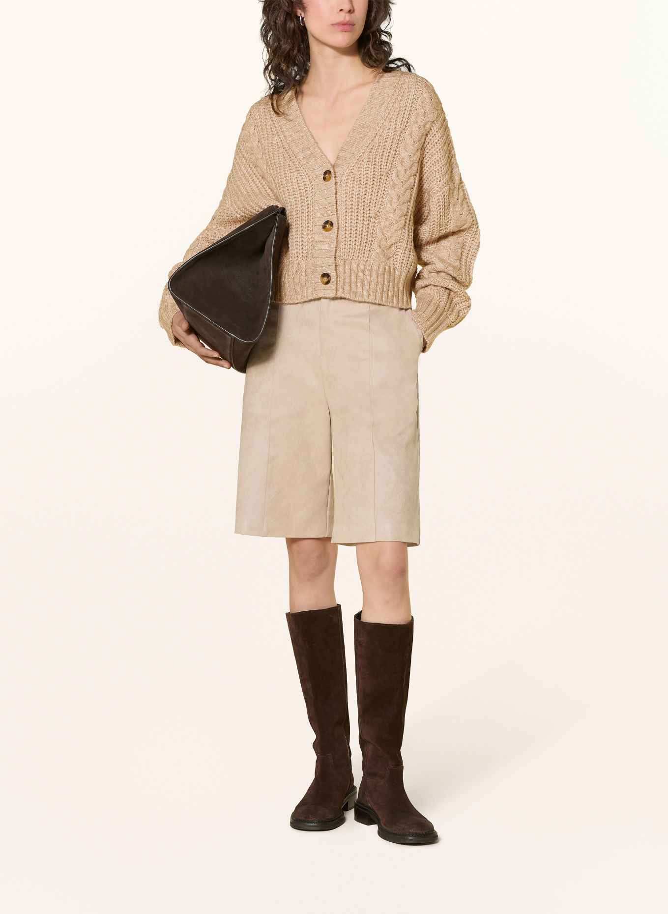 darling harbour Gilet à paillettes: Sand Melange