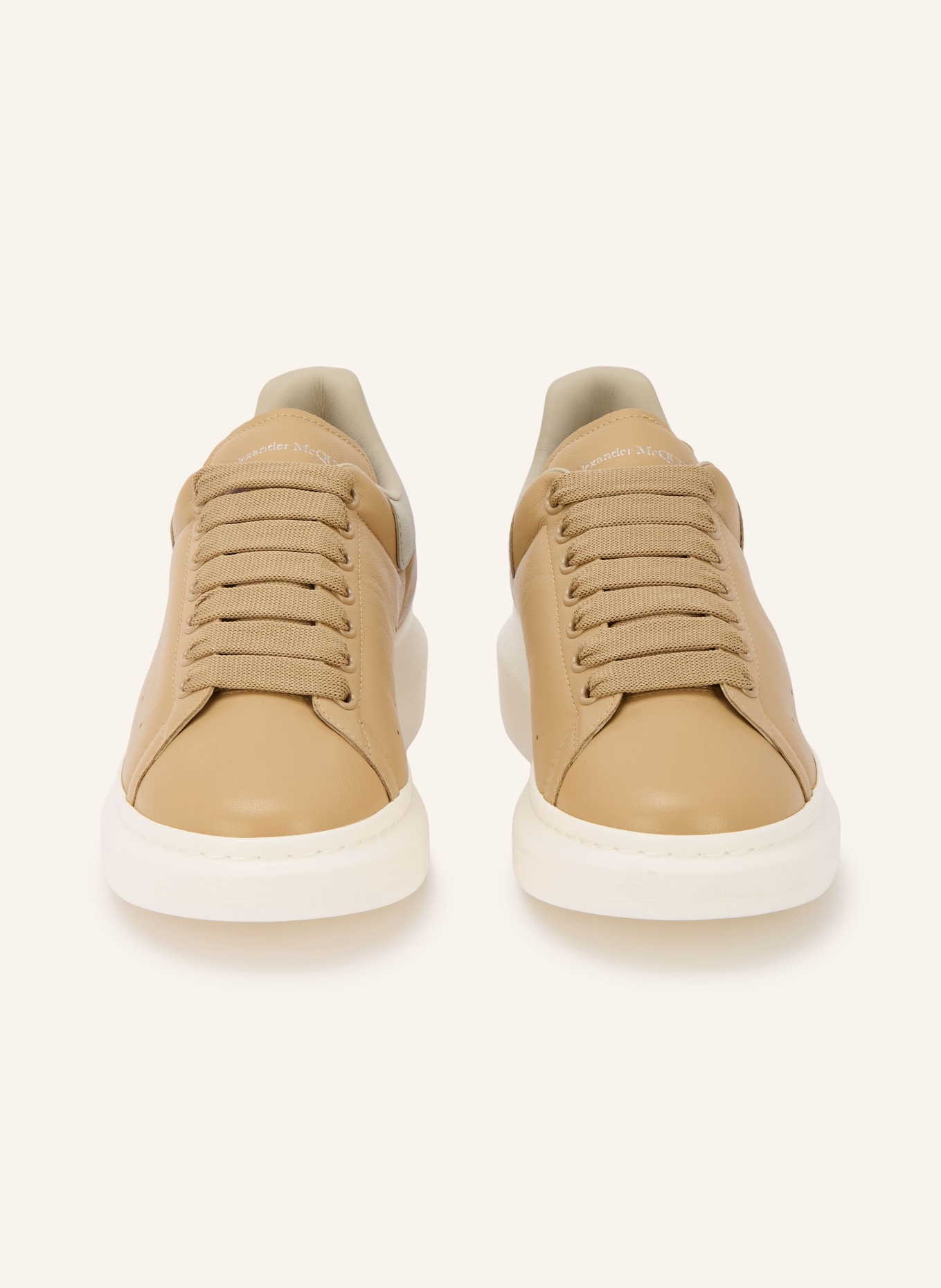 McQUEEN Sneaker: BEIGE / GRAU