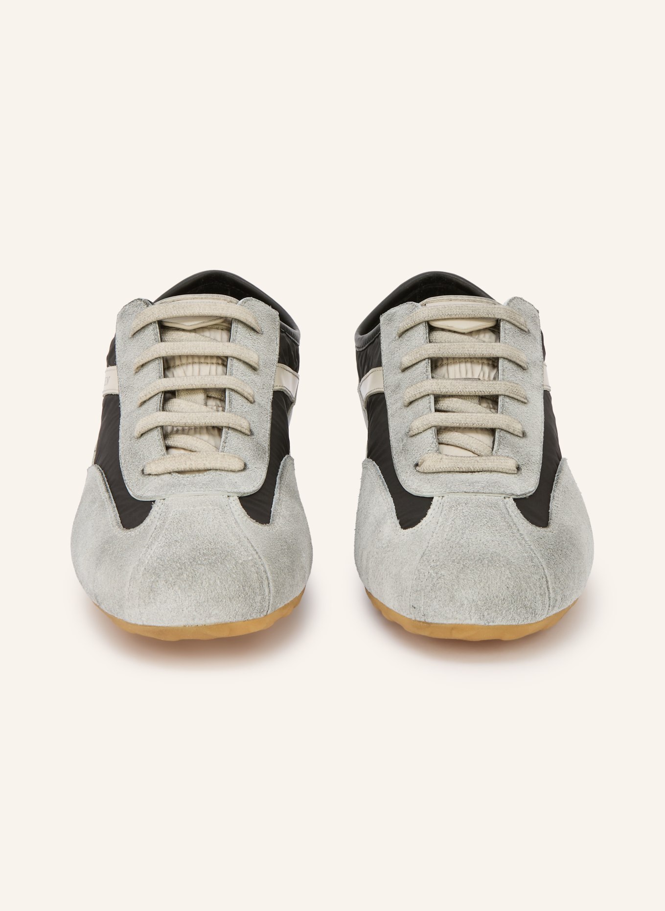 McQUEEN Sneakersy BOXE: ČERNÁ / ŠEDÁ
