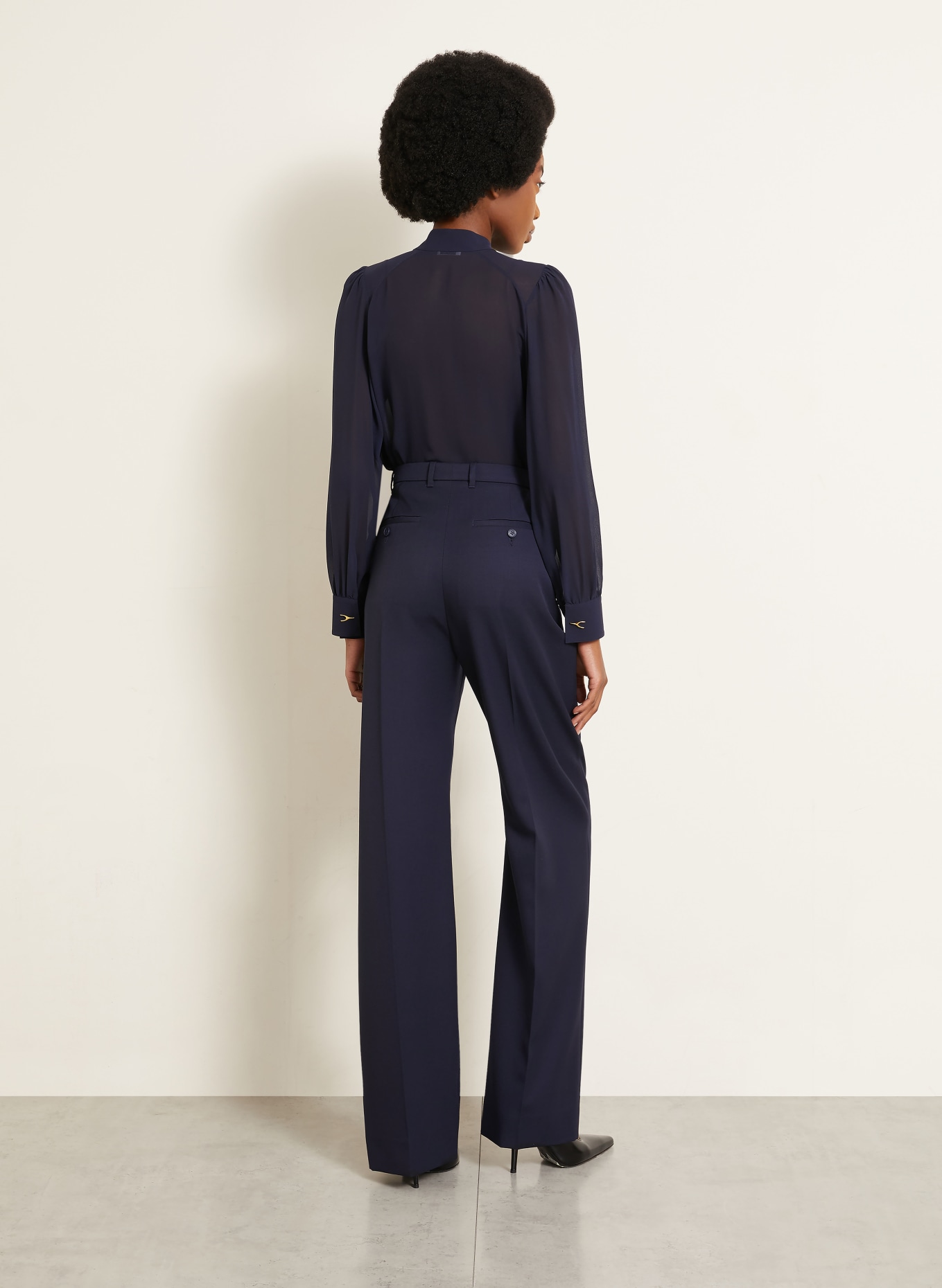 McQUEEN Seidenbluse: SCHWARZ / GOLD