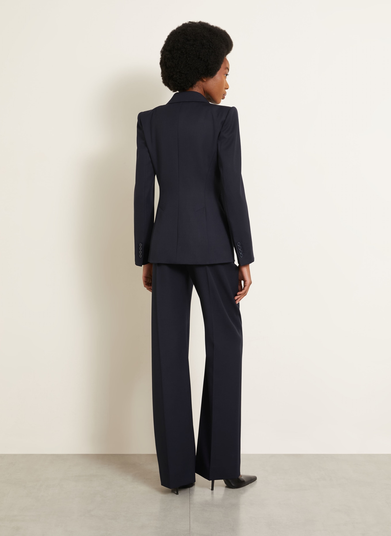 McQUEEN Blazer: BLEU FONCÉ
