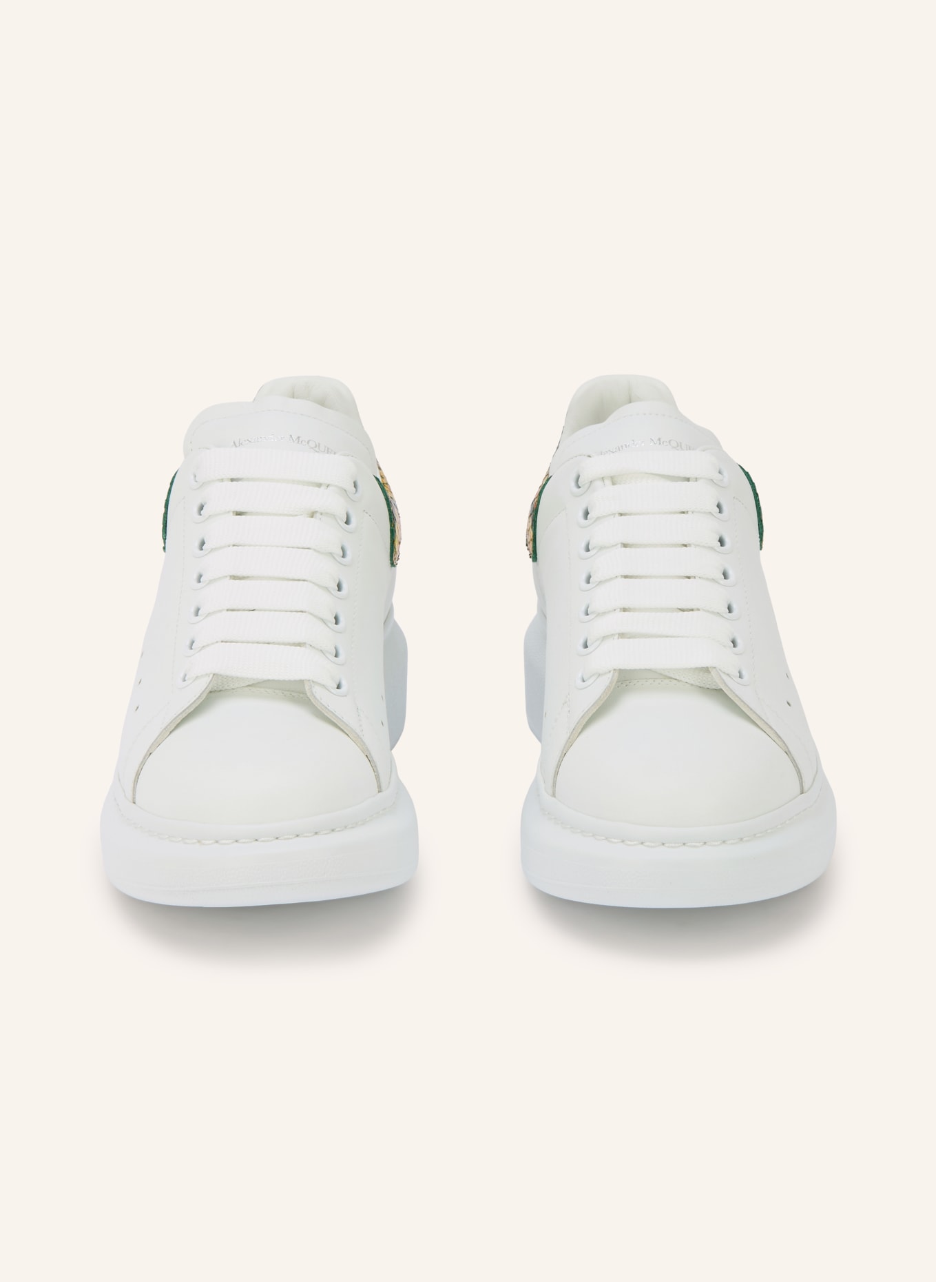 McQUEEN Sneaker: WEISS / GELB / GRÜN