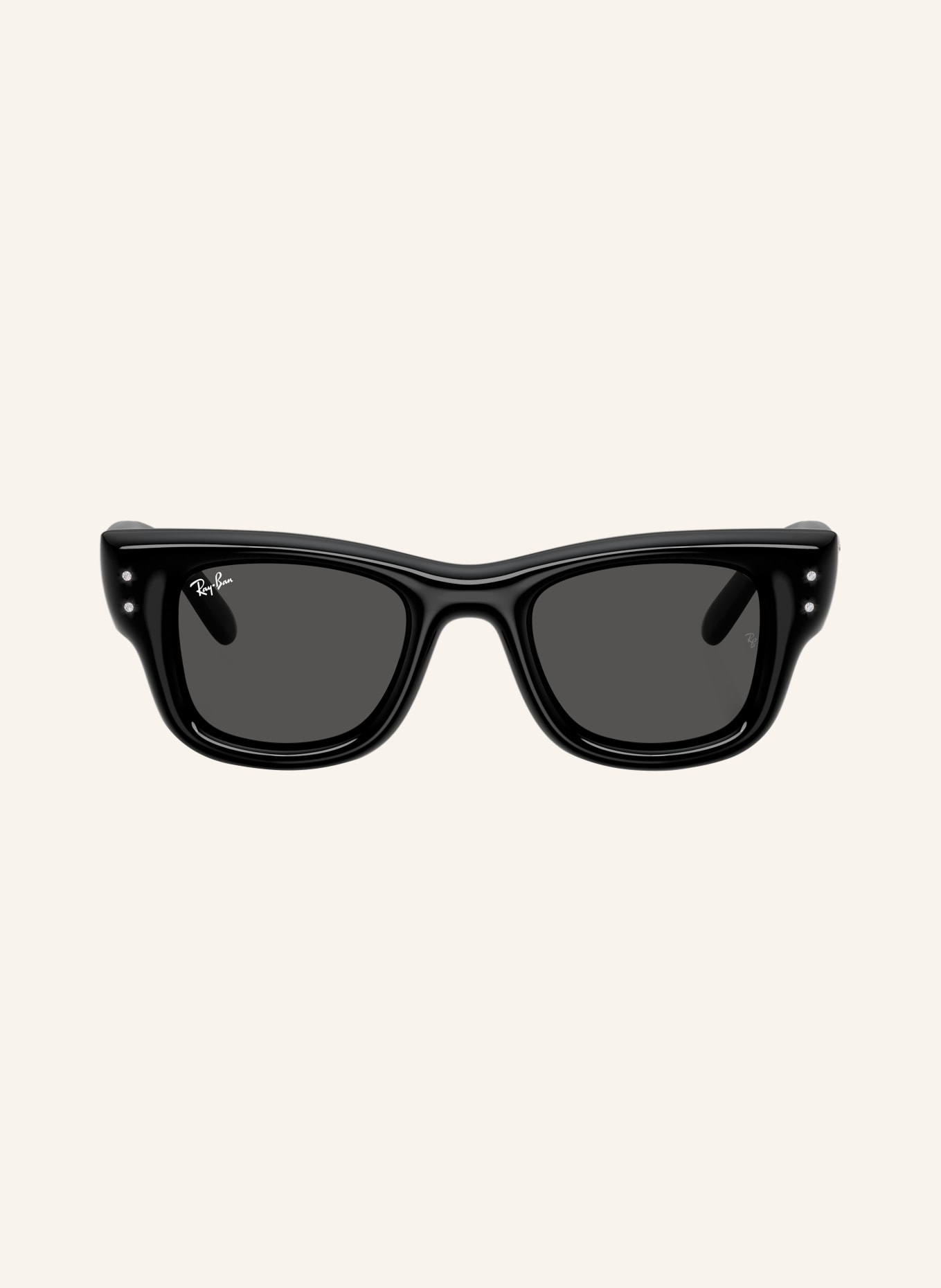 Ray-Ban RB4940B WAYFARER PUFFER Sunglasses: BLACK/ DARK GRAY