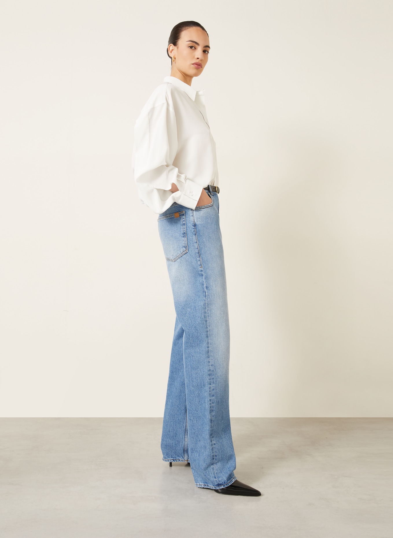Calvin Klein Jean droit: 8UX LIGHT BLUE