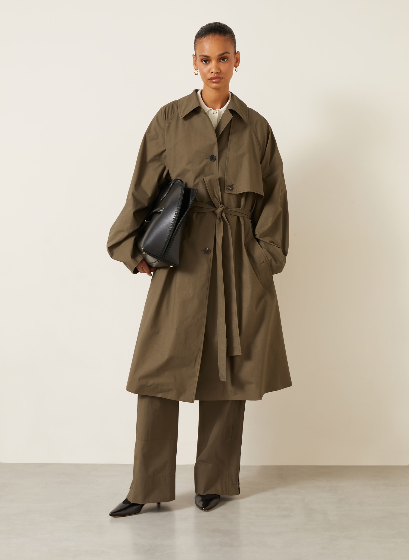 Calvin Klein Collection ZELAND Trench coat: LIGHT BROWN
