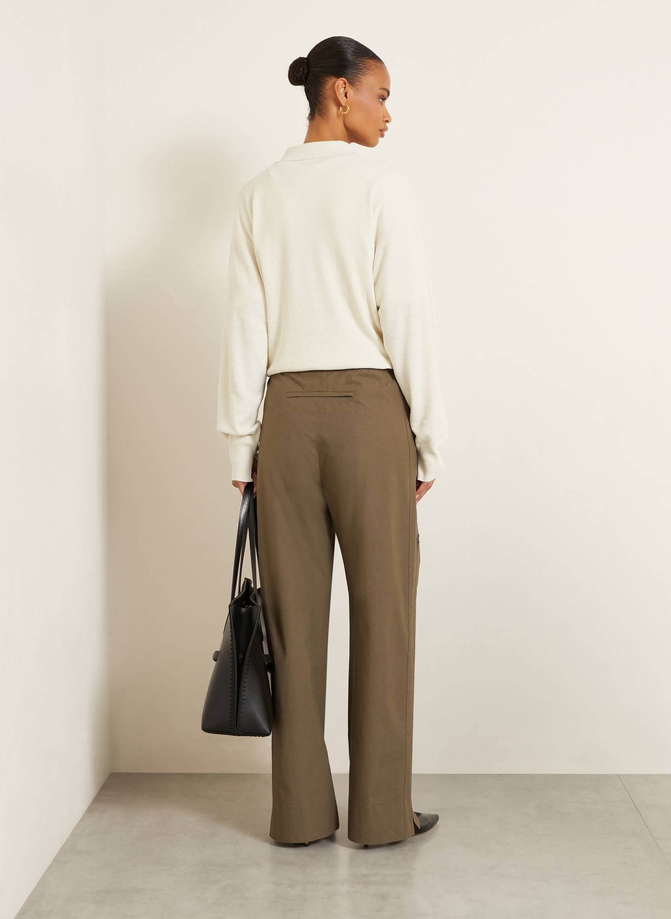 Calvin Klein Collection Bukser GEMMA: KHAKI