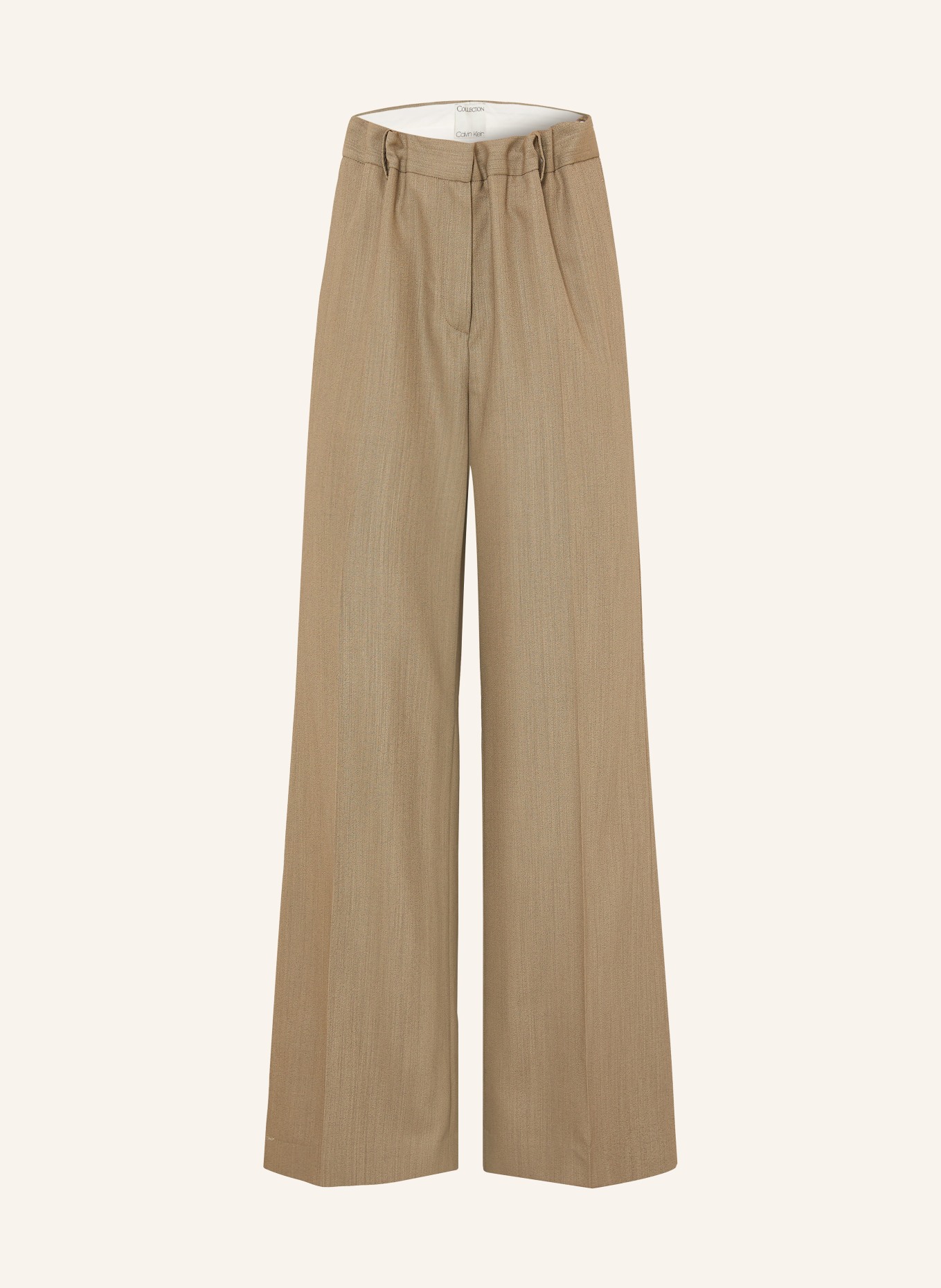 Calvin Klein Collection Spodnie typu Marlena FERNANDA: BEŻOWY