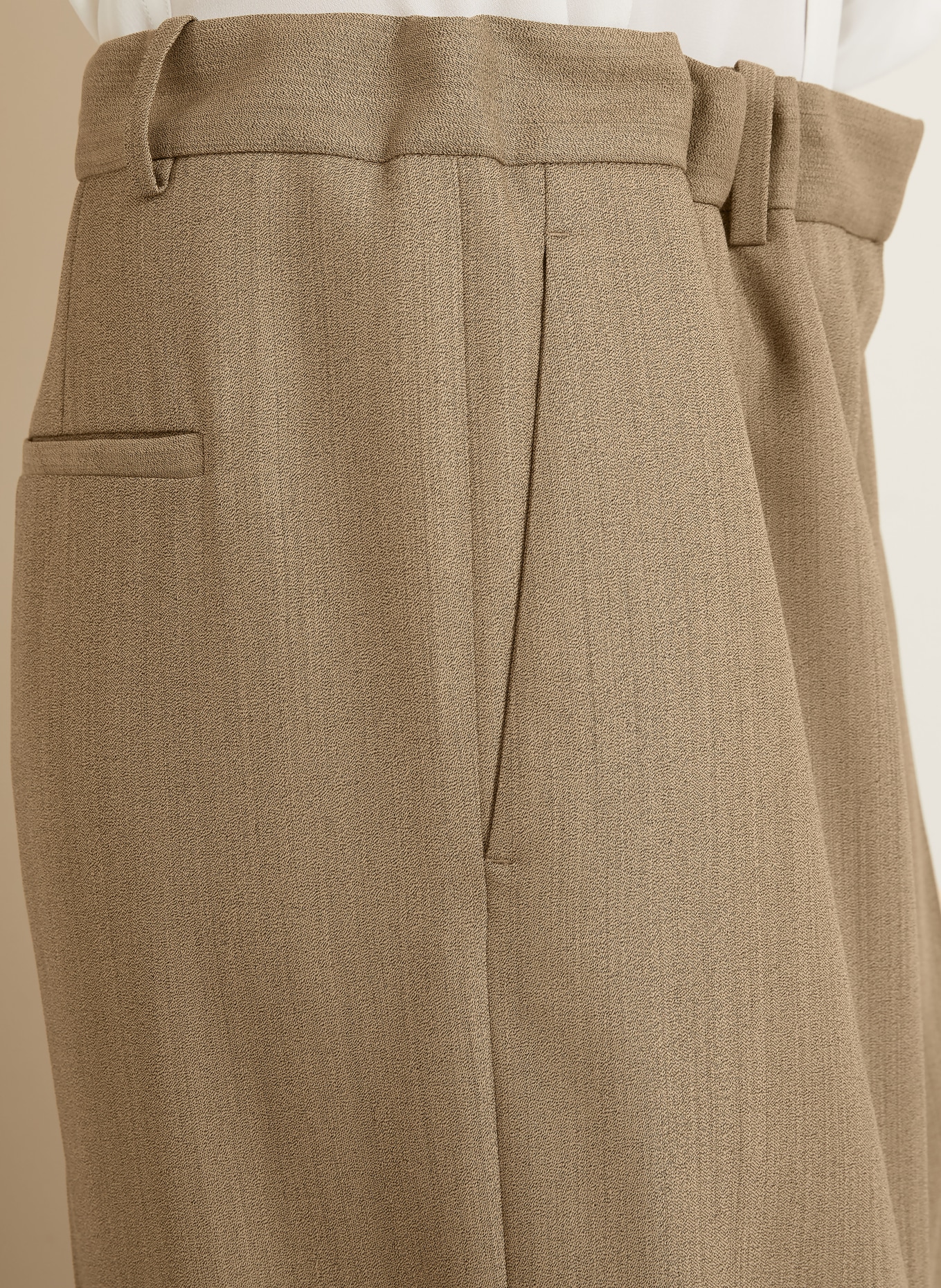 Calvin Klein Collection Spodnie typu Marlena FERNANDA: BEŻOWY