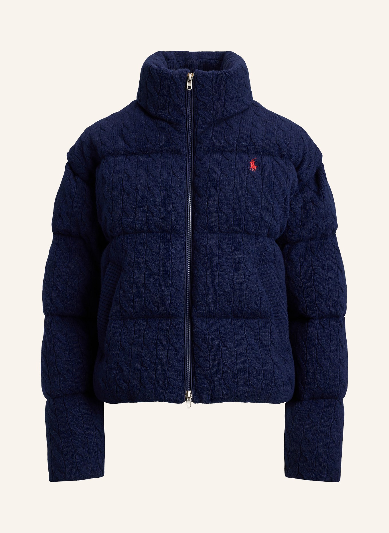 POLO RALPH LAUREN Steppjacke: DUNKELBLAU / ROT