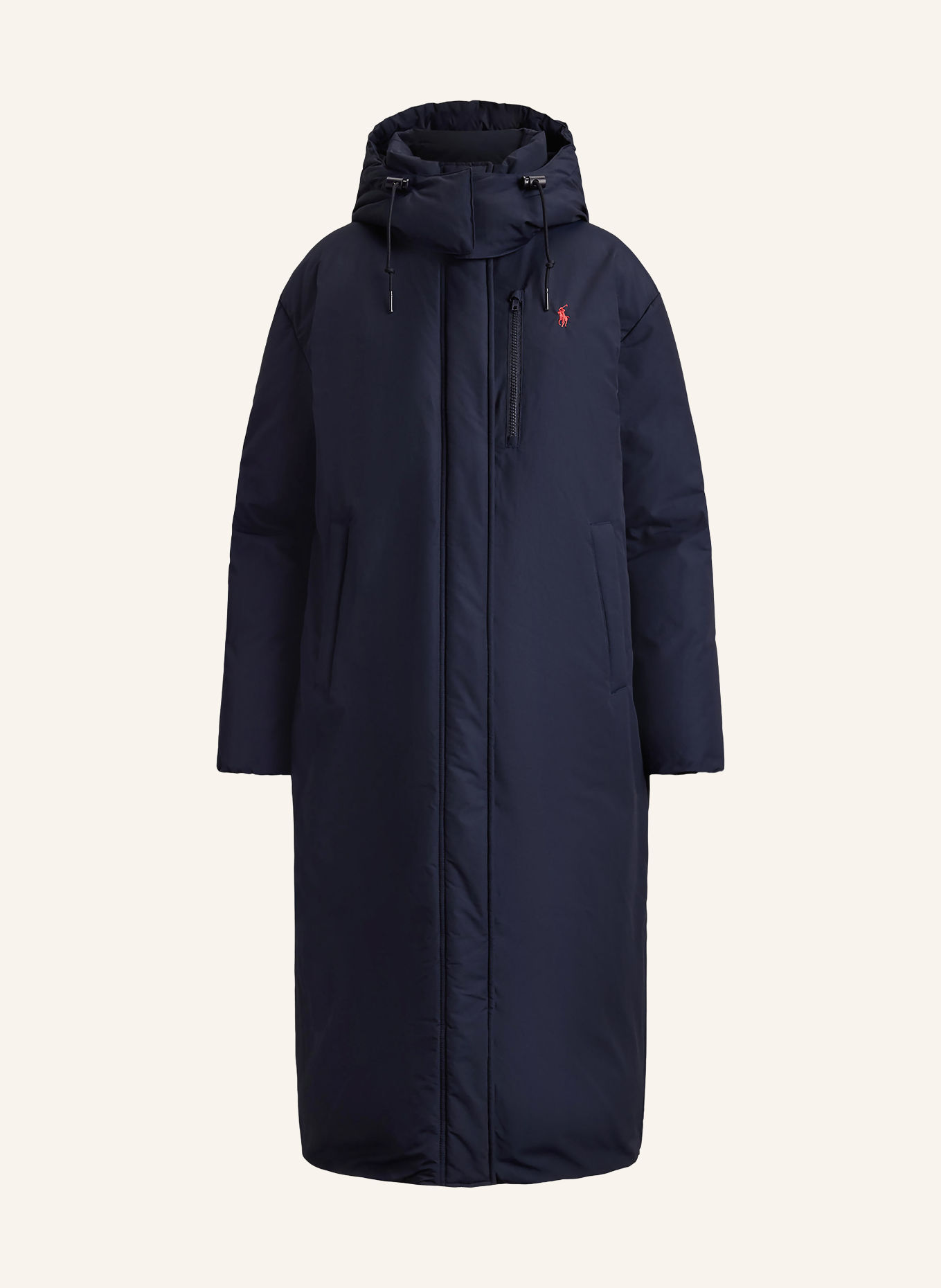 POLO RALPH LAUREN Down coat with removable hood: DARK BLUE
