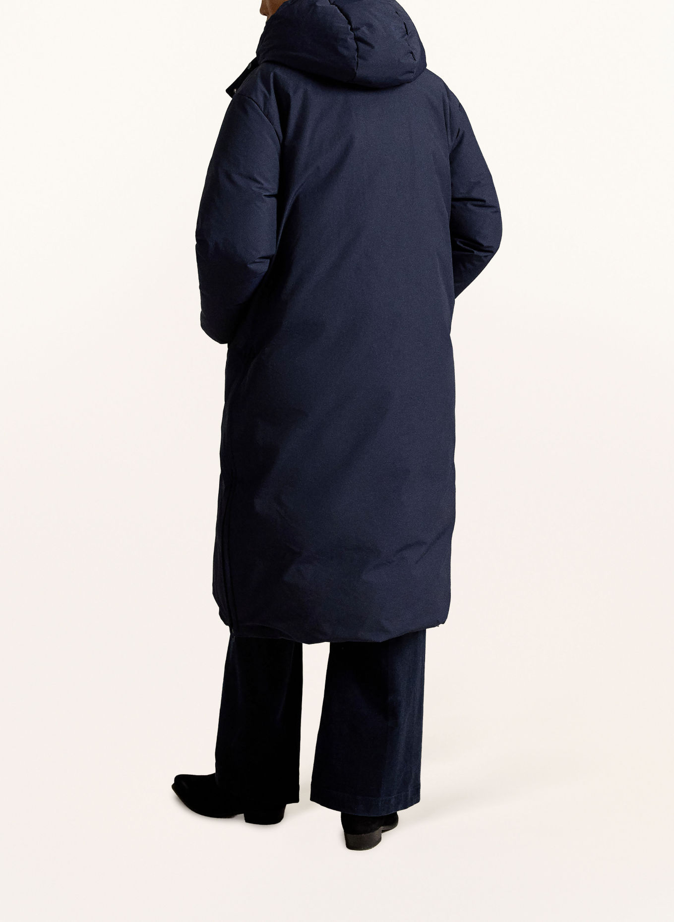 POLO RALPH LAUREN Down coat with removable hood: DARK BLUE