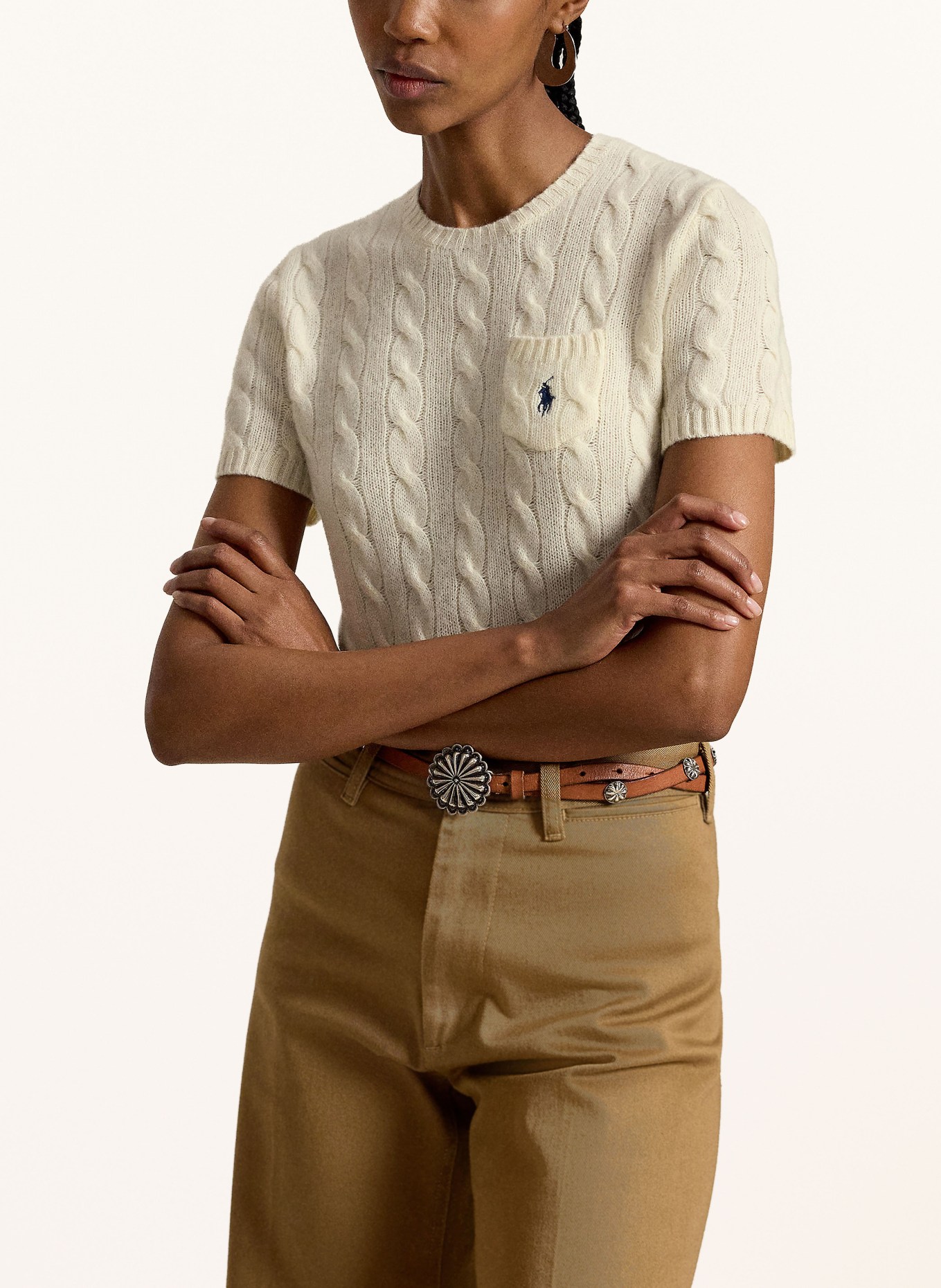 POLO RALPH LAUREN Úpletové tričko: REŽNÁ