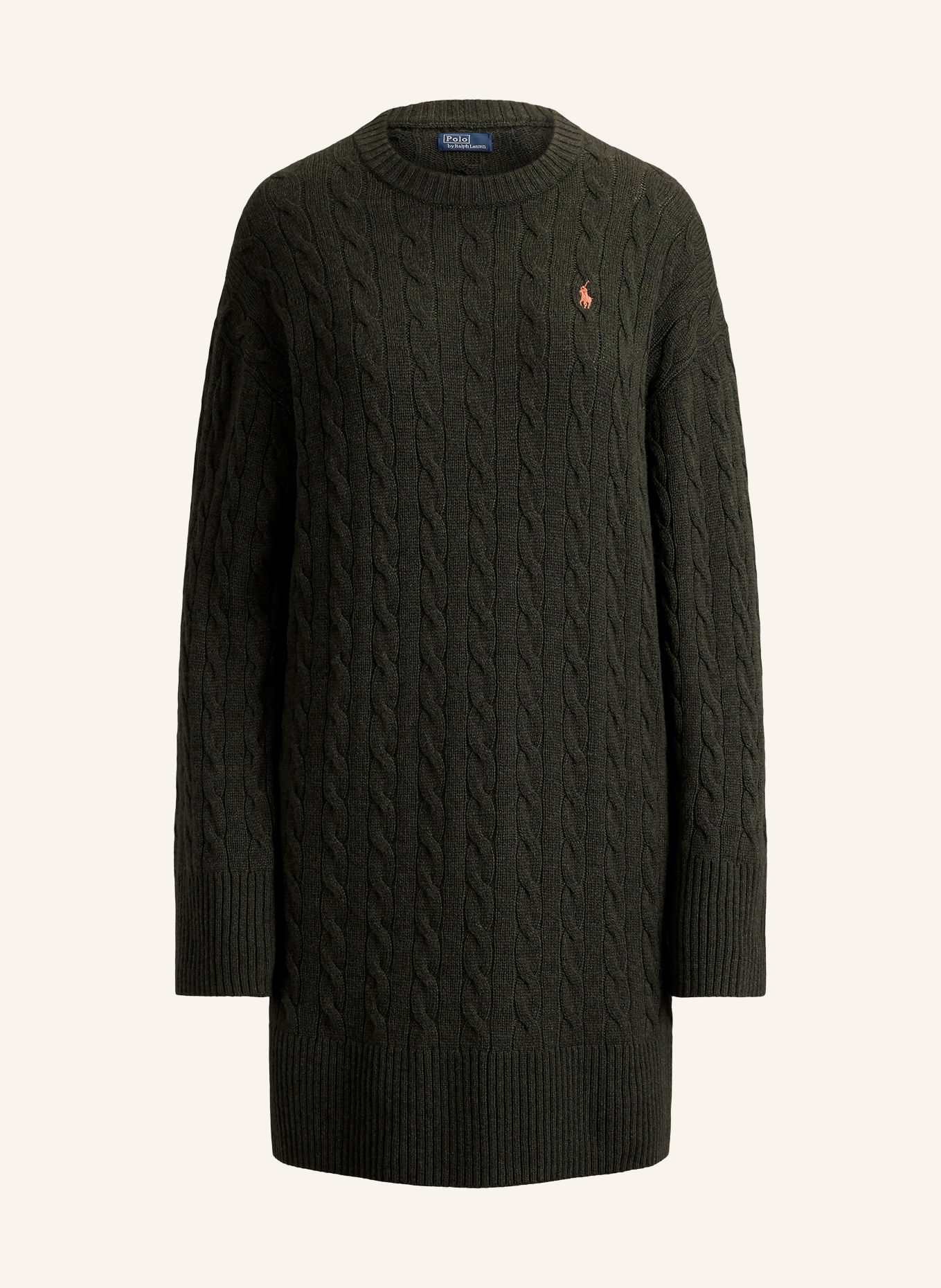 POLO RALPH LAUREN Knit dress: DARK GREEN