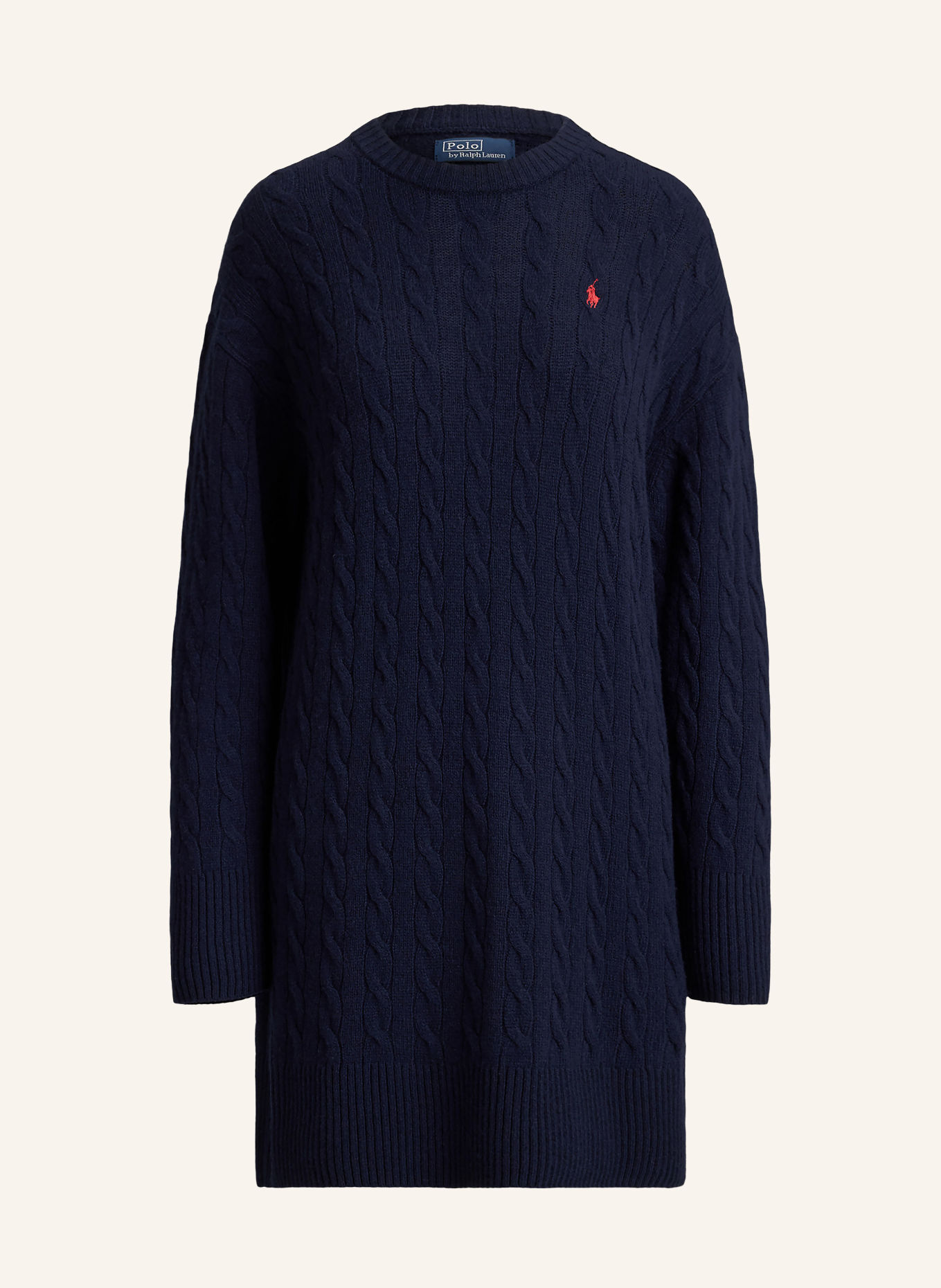 POLO RALPH LAUREN Knit dress: DARK BLUE
