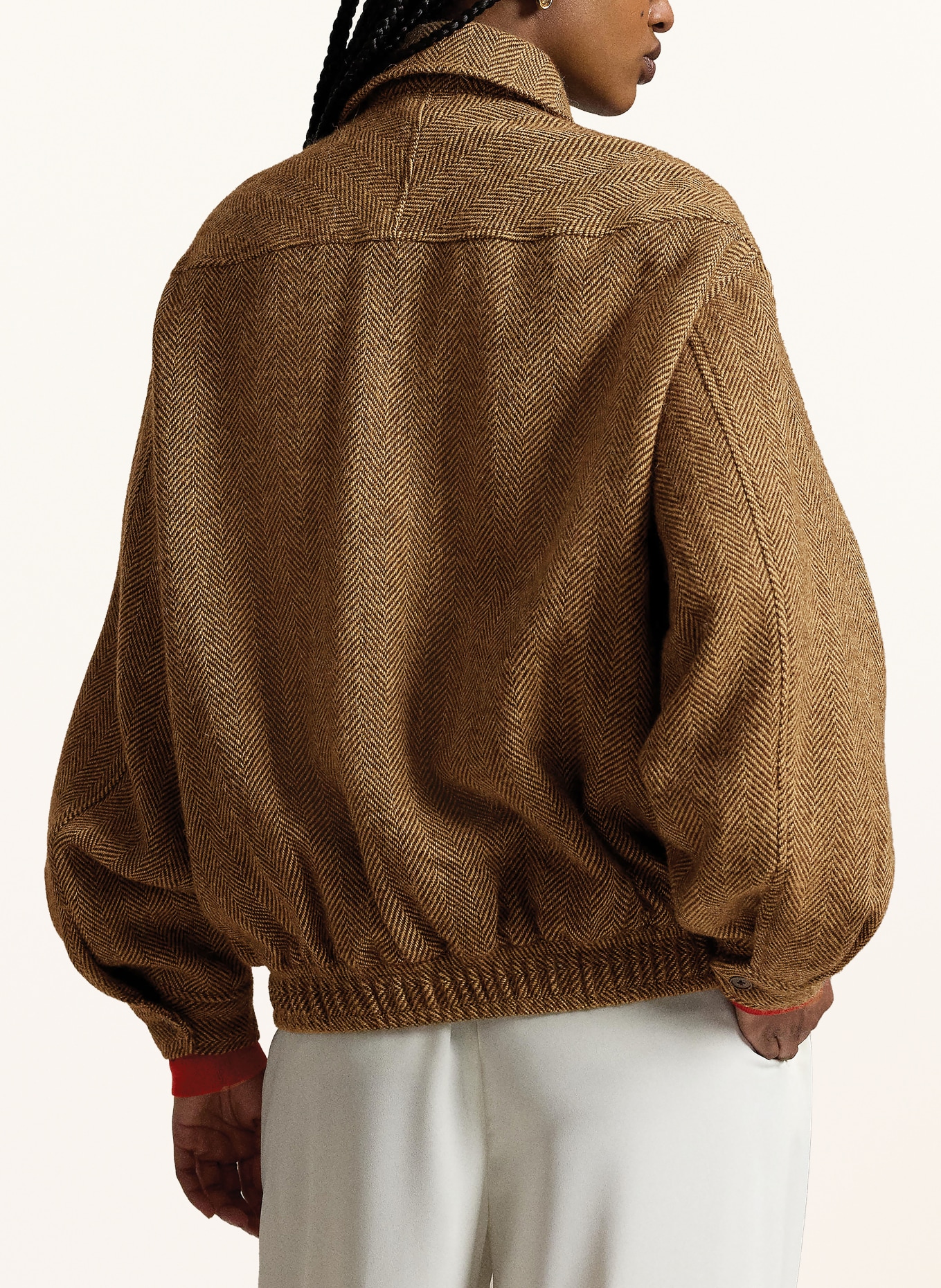 POLO RALPH LAUREN Blouson: MARRON FONCÉ / LICHTBRUIN