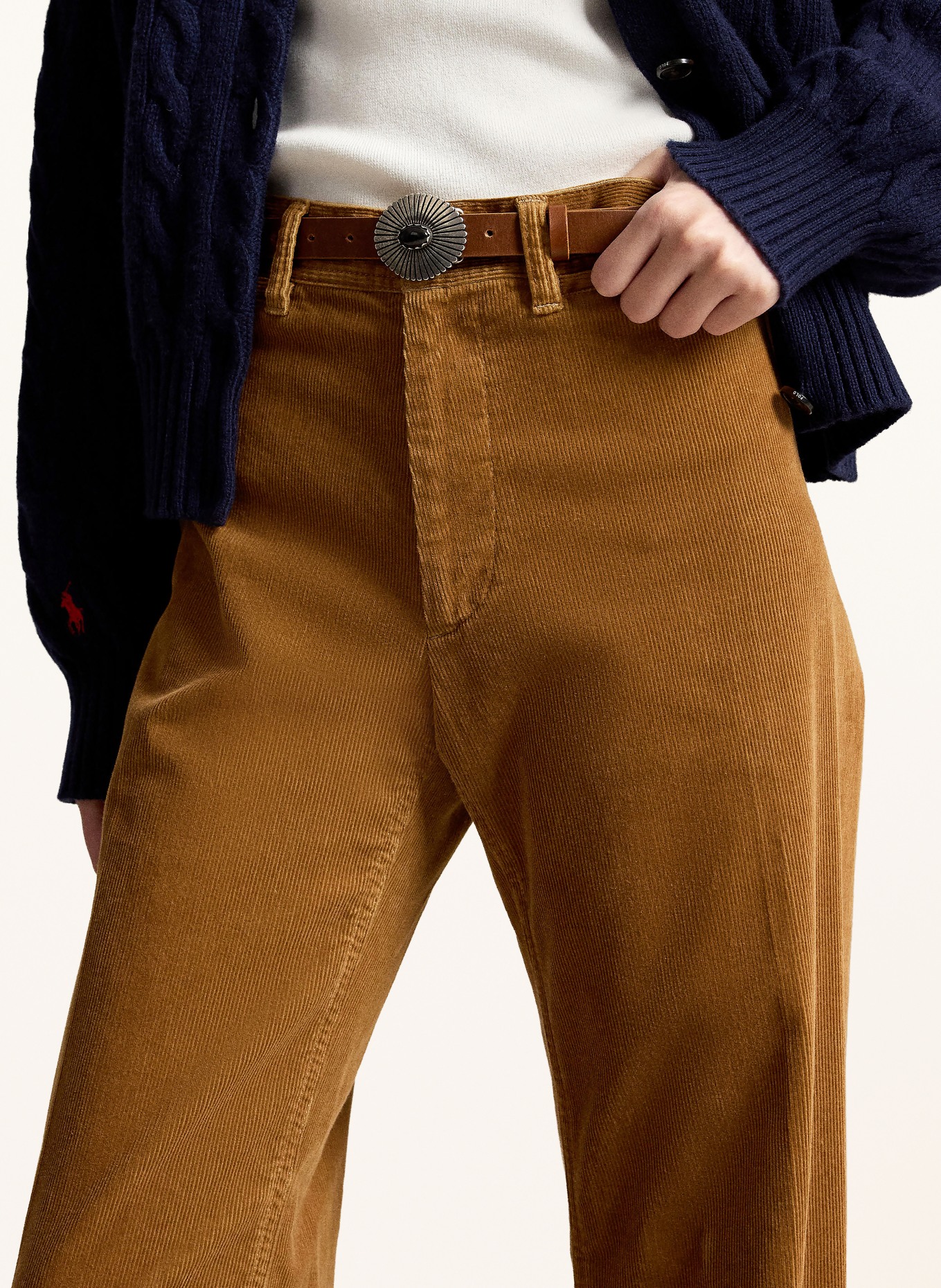 POLO RALPH LAUREN Cordbroek: COGNAC
