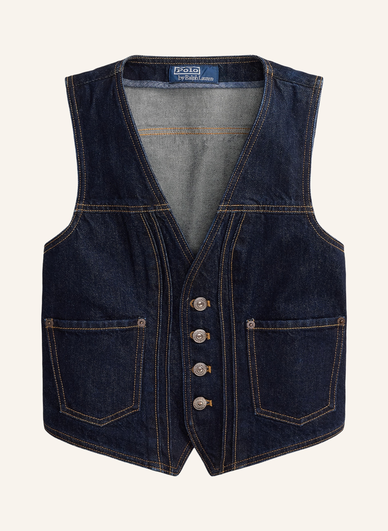 POLO RALPH LAUREN Jeansvest: DONKERBLAUW