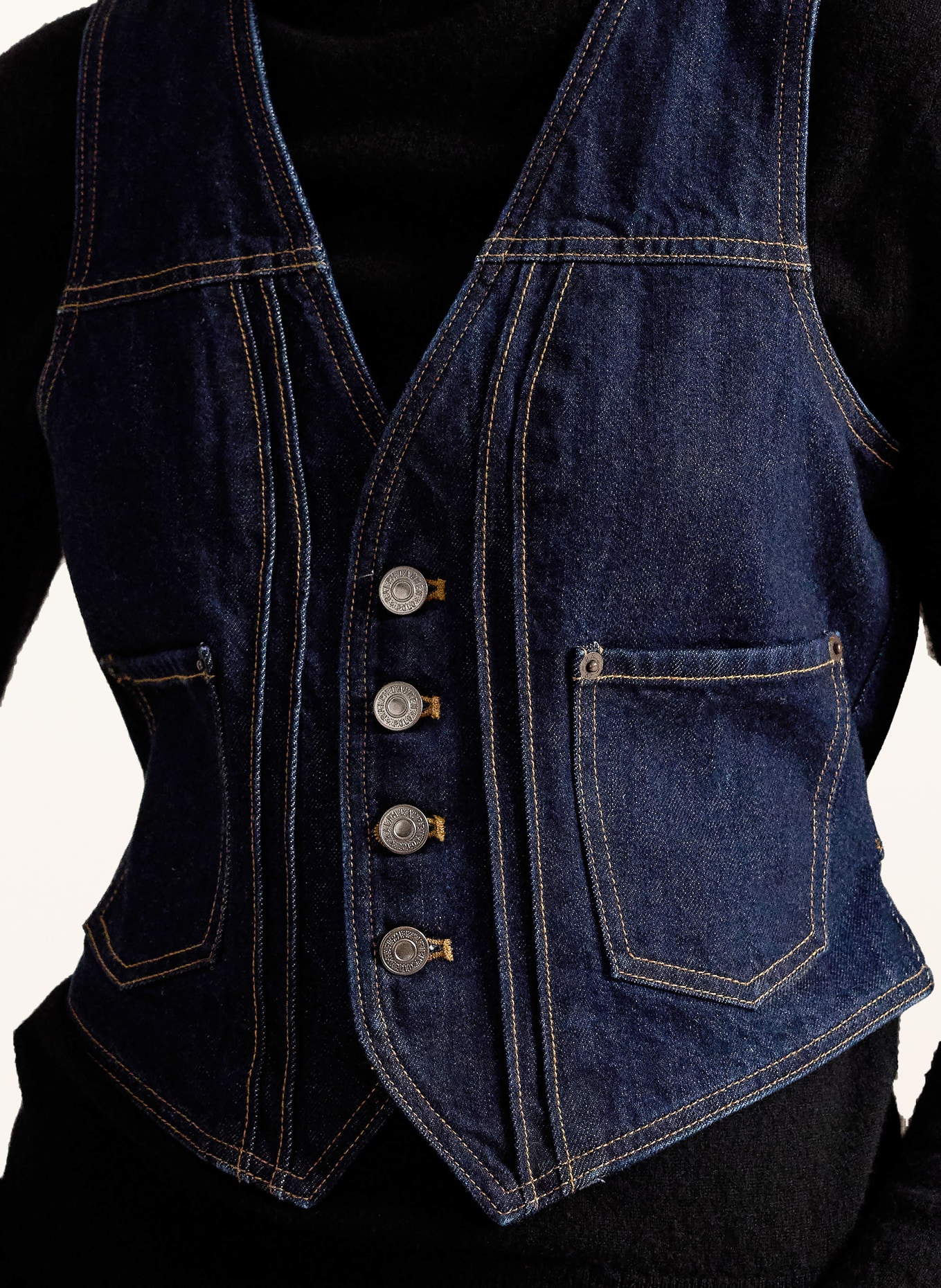 POLO RALPH LAUREN Jeansvest: DONKERBLAUW