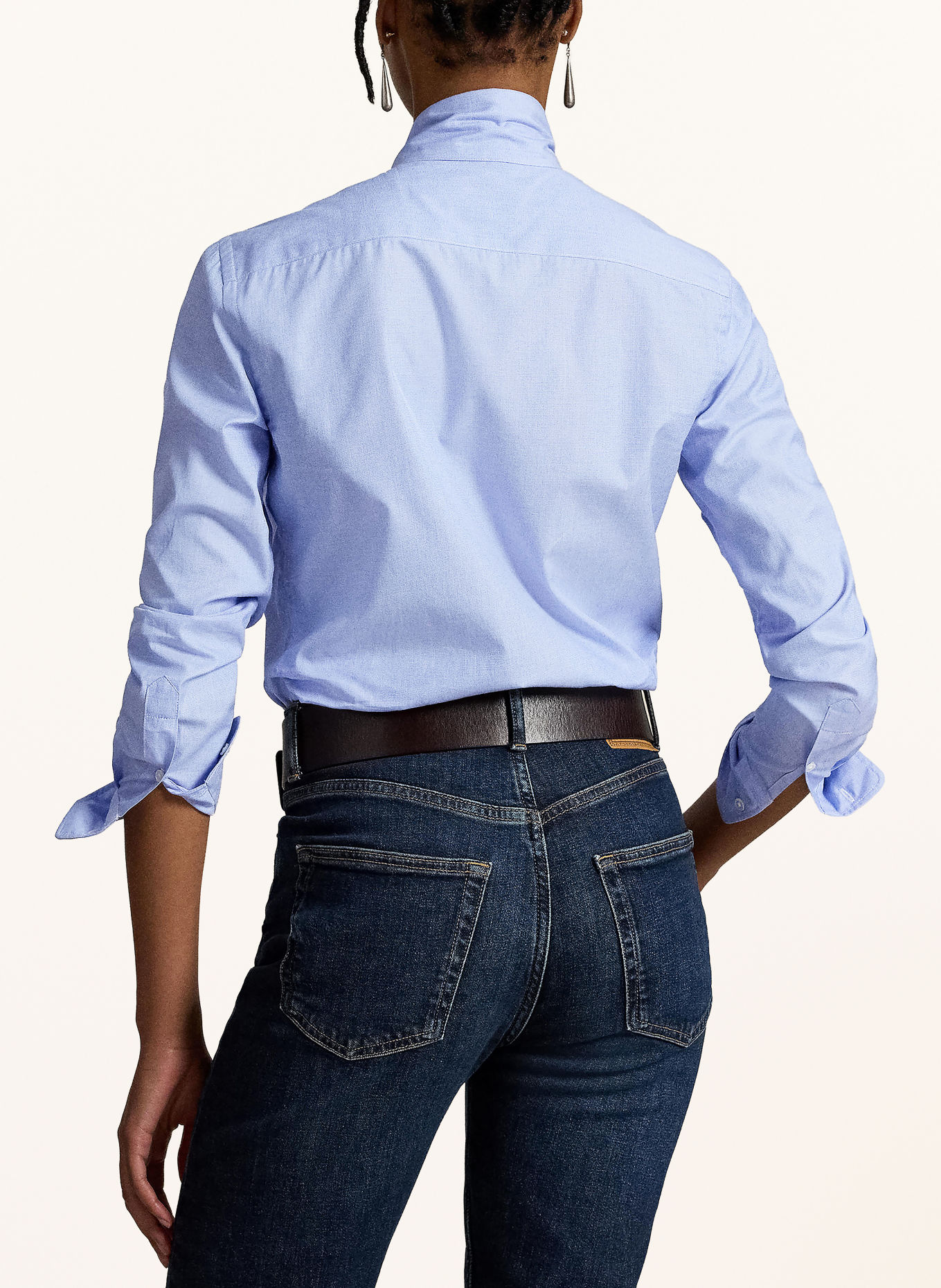 POLO RALPH LAUREN Schluppenbluse: HELLBLAU