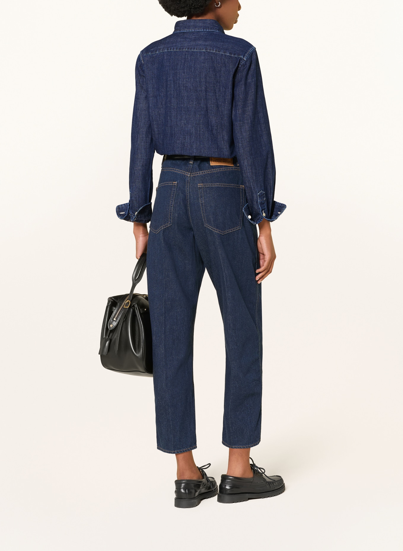 POLO RALPH LAUREN Blouse en jean: BLEU FONCÉ