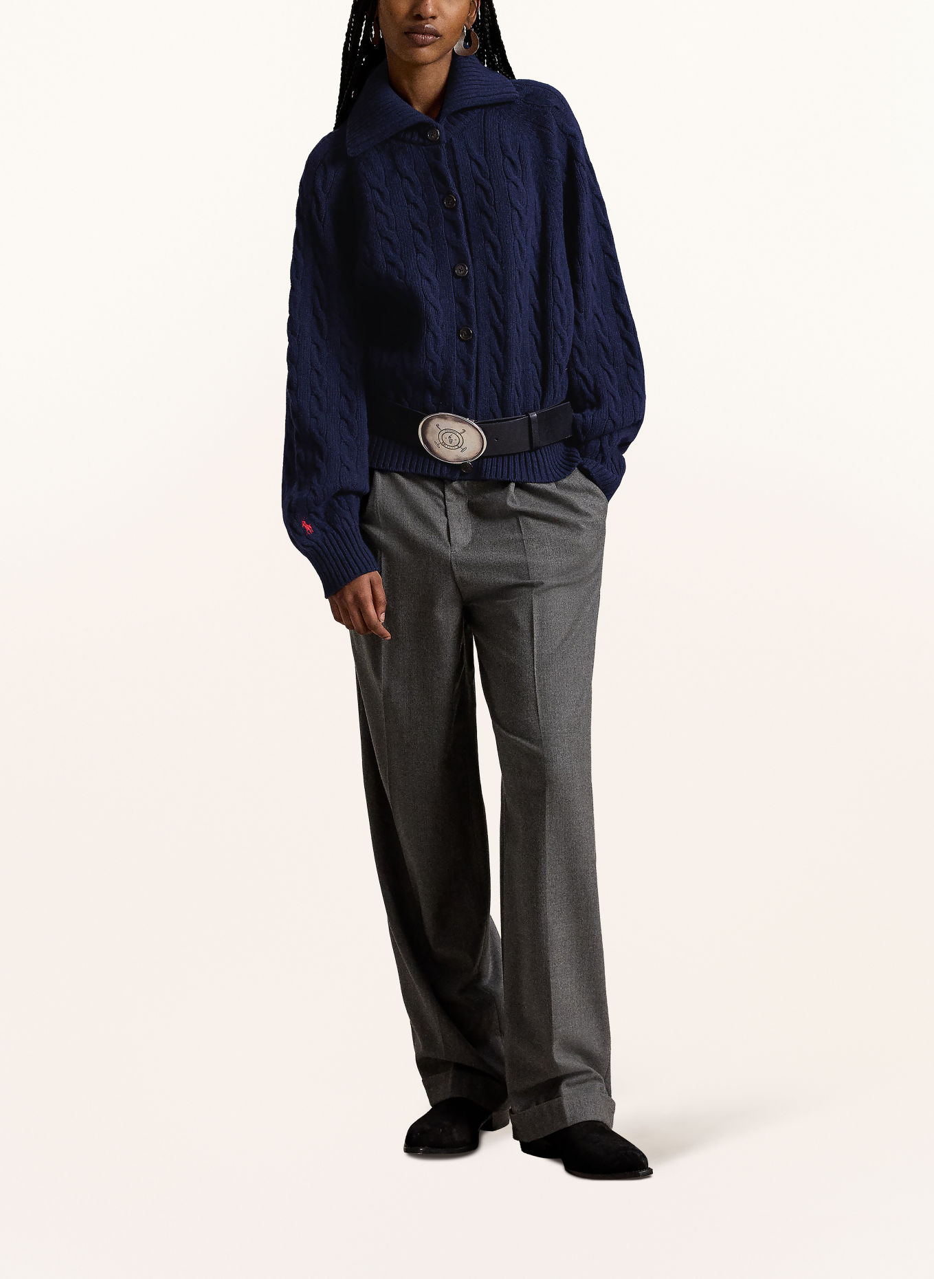 POLO RALPH LAUREN Kardigan: GRANATOWY