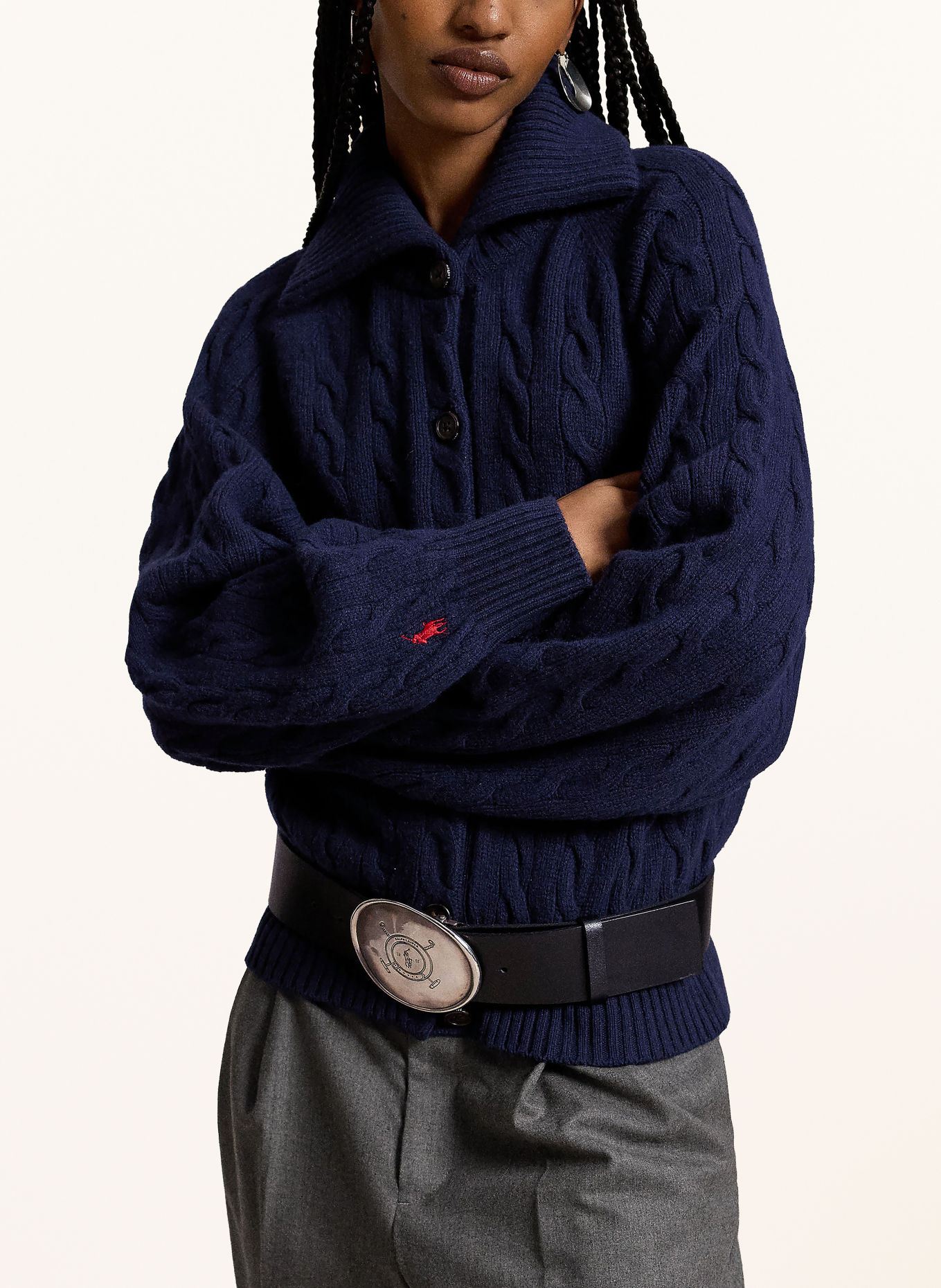 POLO RALPH LAUREN Kardigan: GRANATOWY