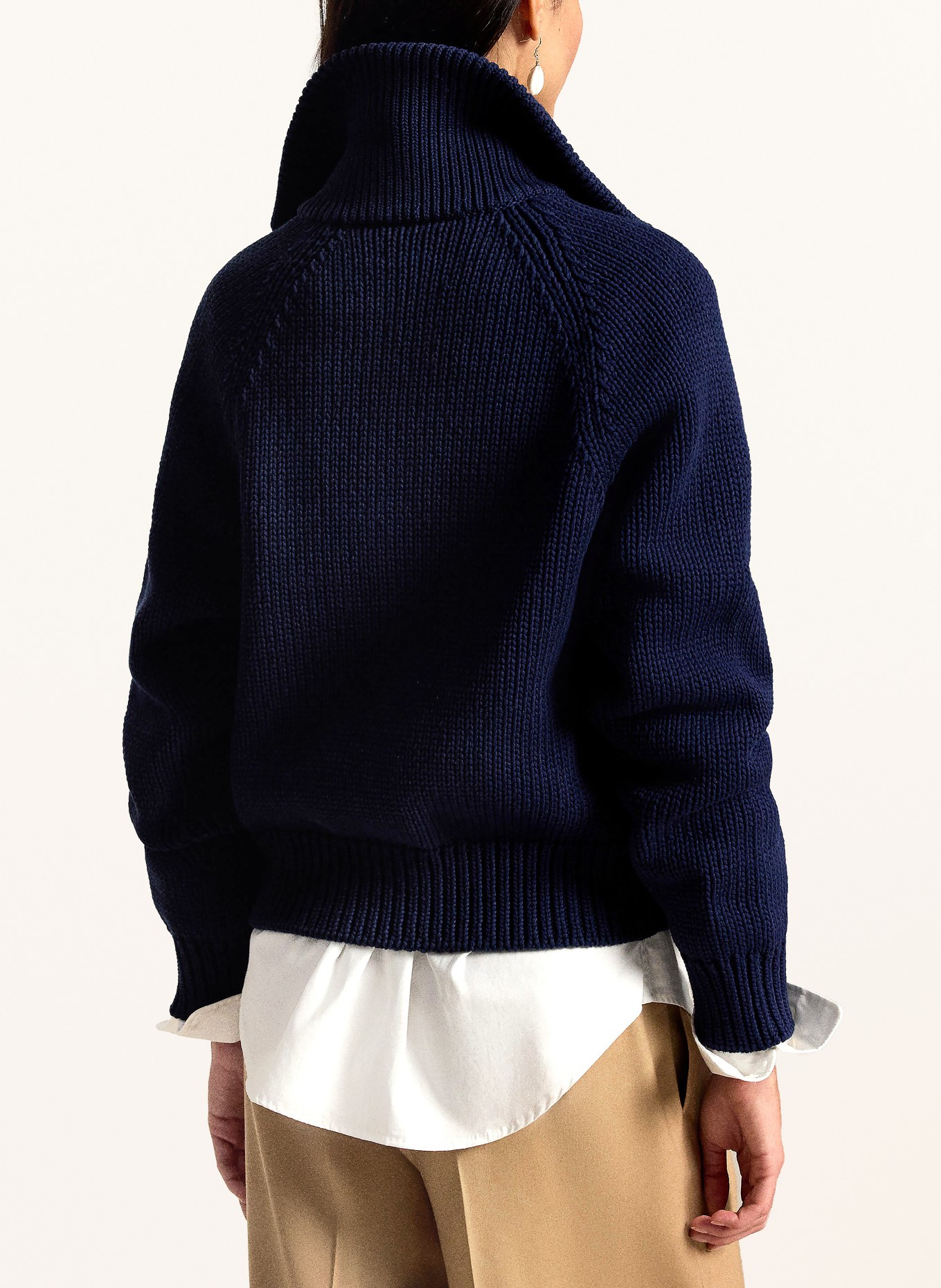 POLO RALPH LAUREN Strickjacke: DUNKELBLAU