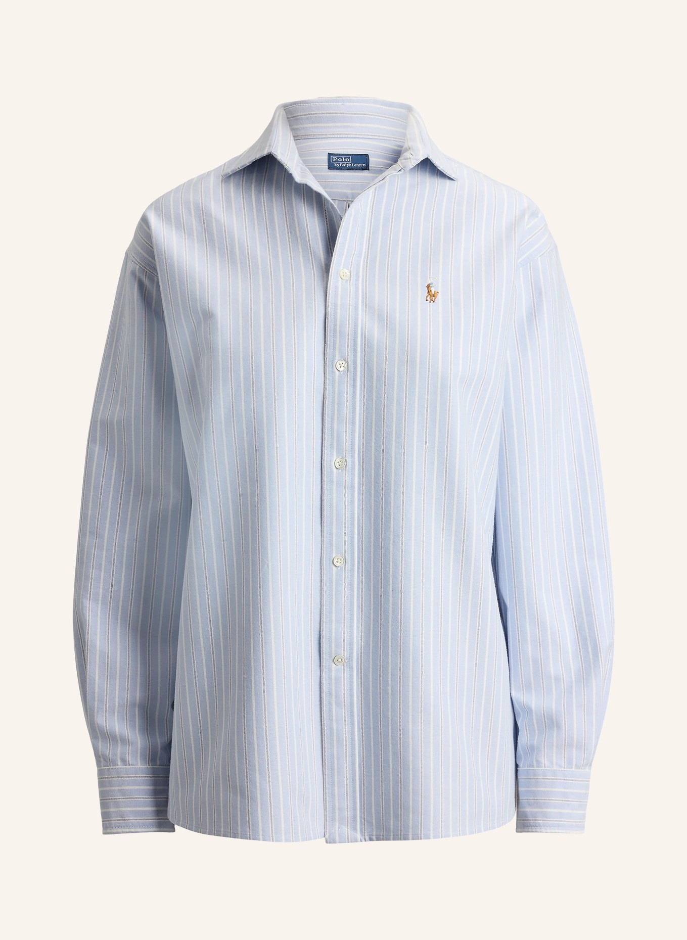 POLO RALPH LAUREN Hemdbluse: HELLBLAU / DUNKELBLAU / WEISS