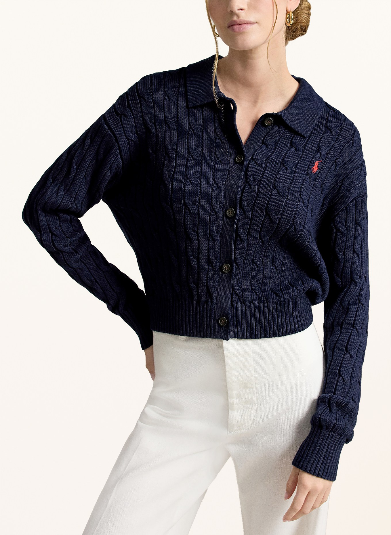 POLO RALPH LAUREN Vest: DONKERBLAUW / DONKERROOD