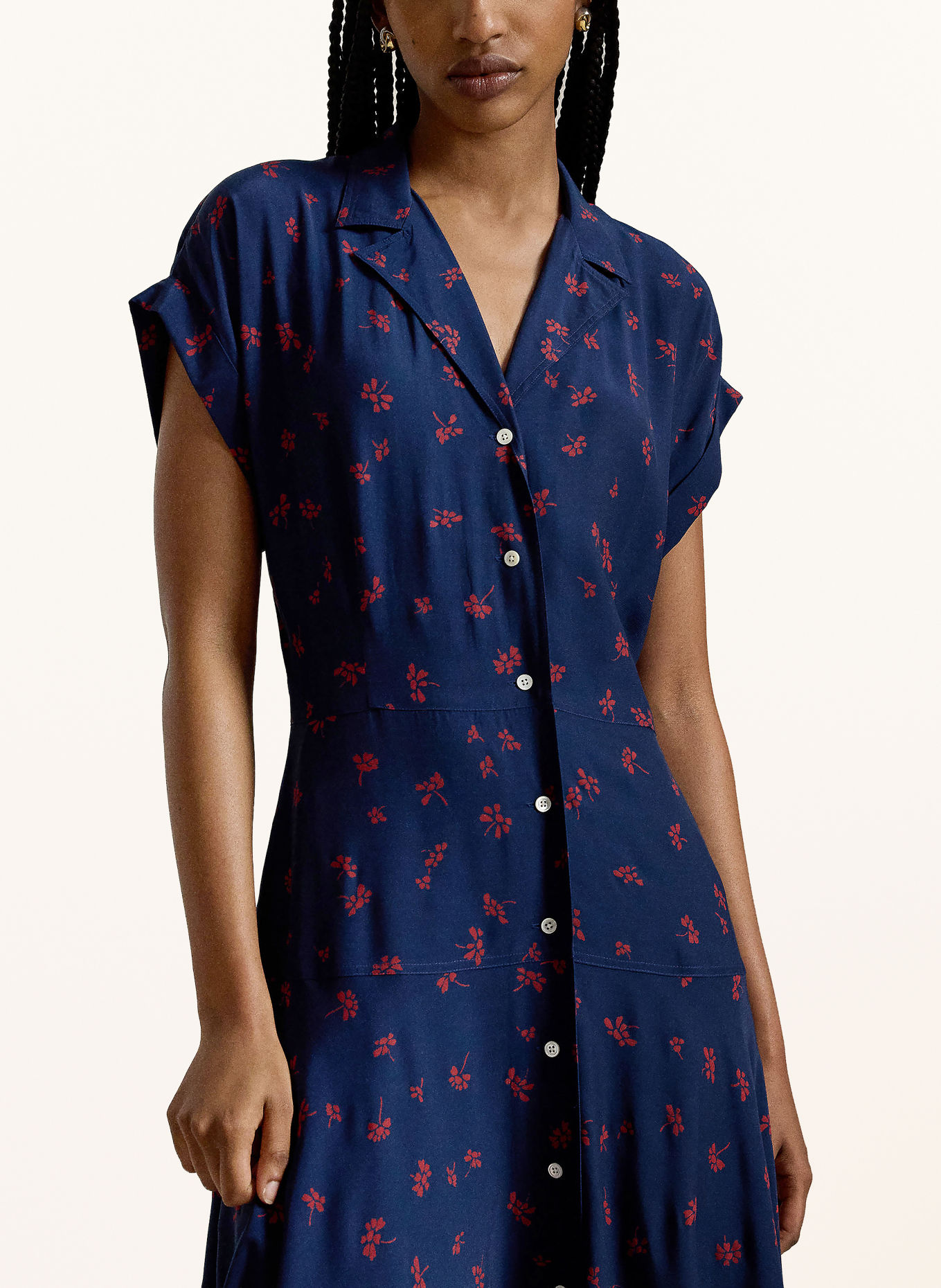 POLO RALPH LAUREN Dress: DARK BLUE / DARK RED
