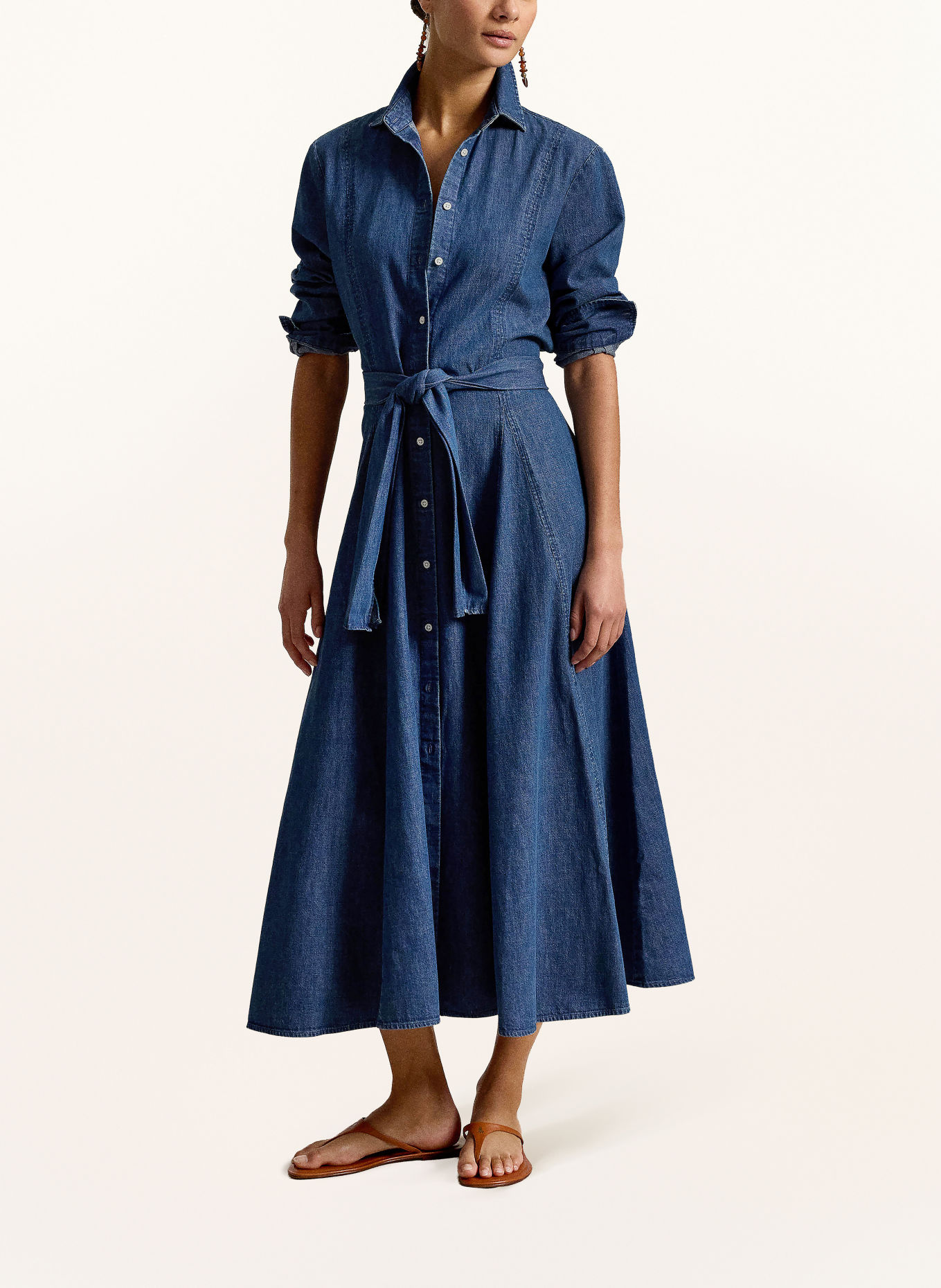 POLO RALPH LAUREN Denim dress: BLUE