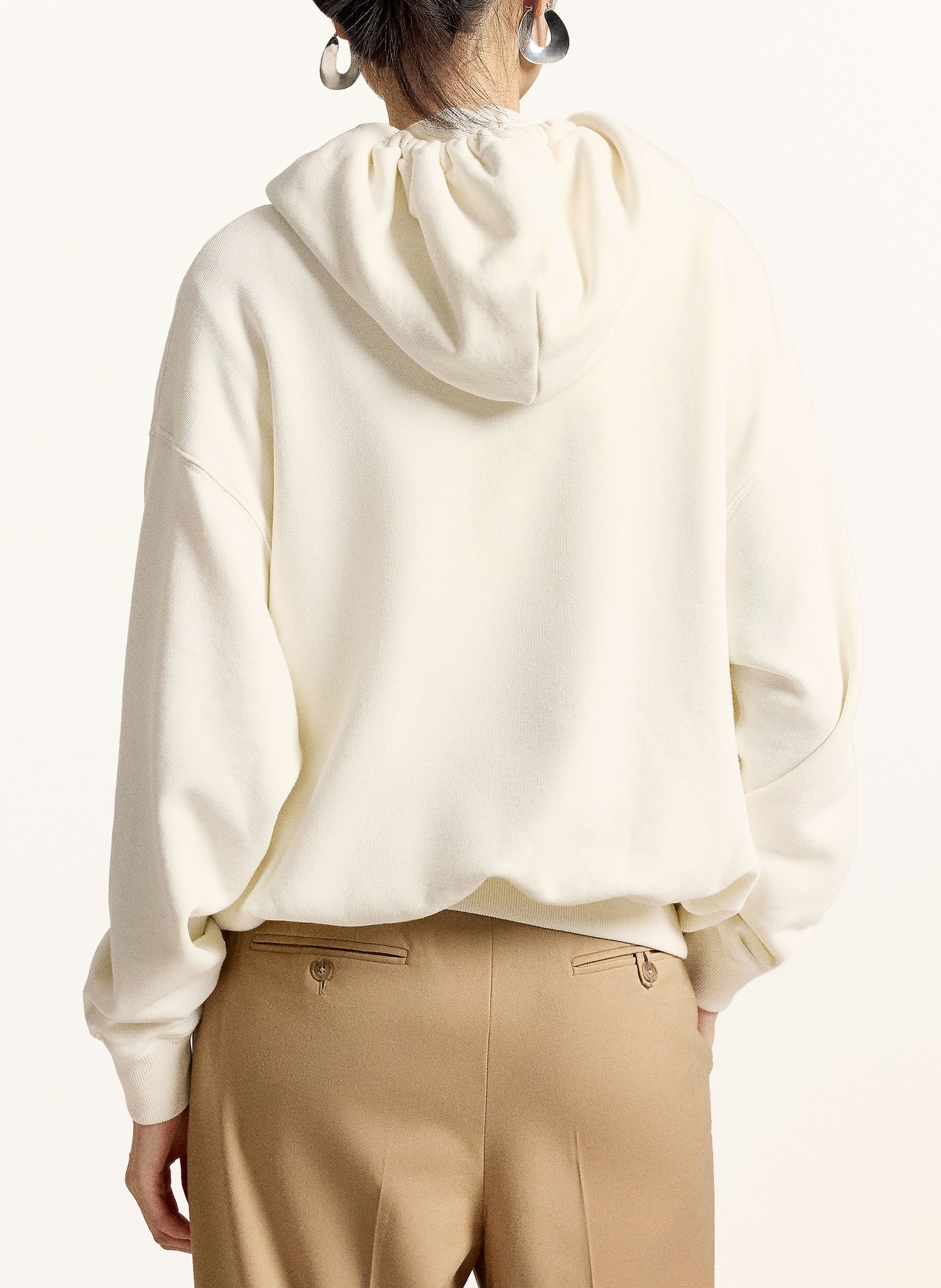 POLO RALPH LAUREN Mikina s kapucí: KRÉMOVÁ / BÉŽOVÁ / MODRÁ