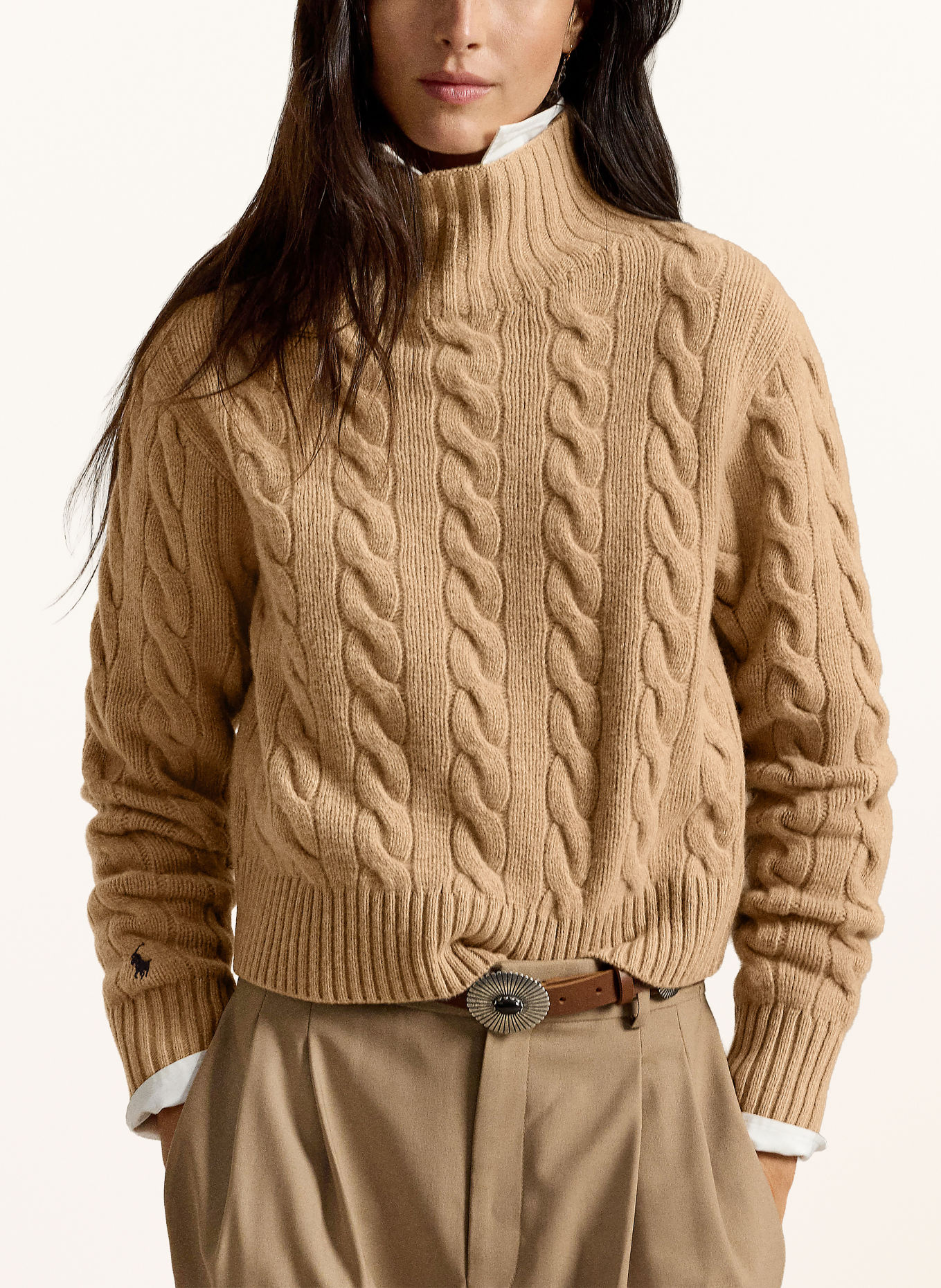 POLO RALPH LAUREN Pullover: CAMEL