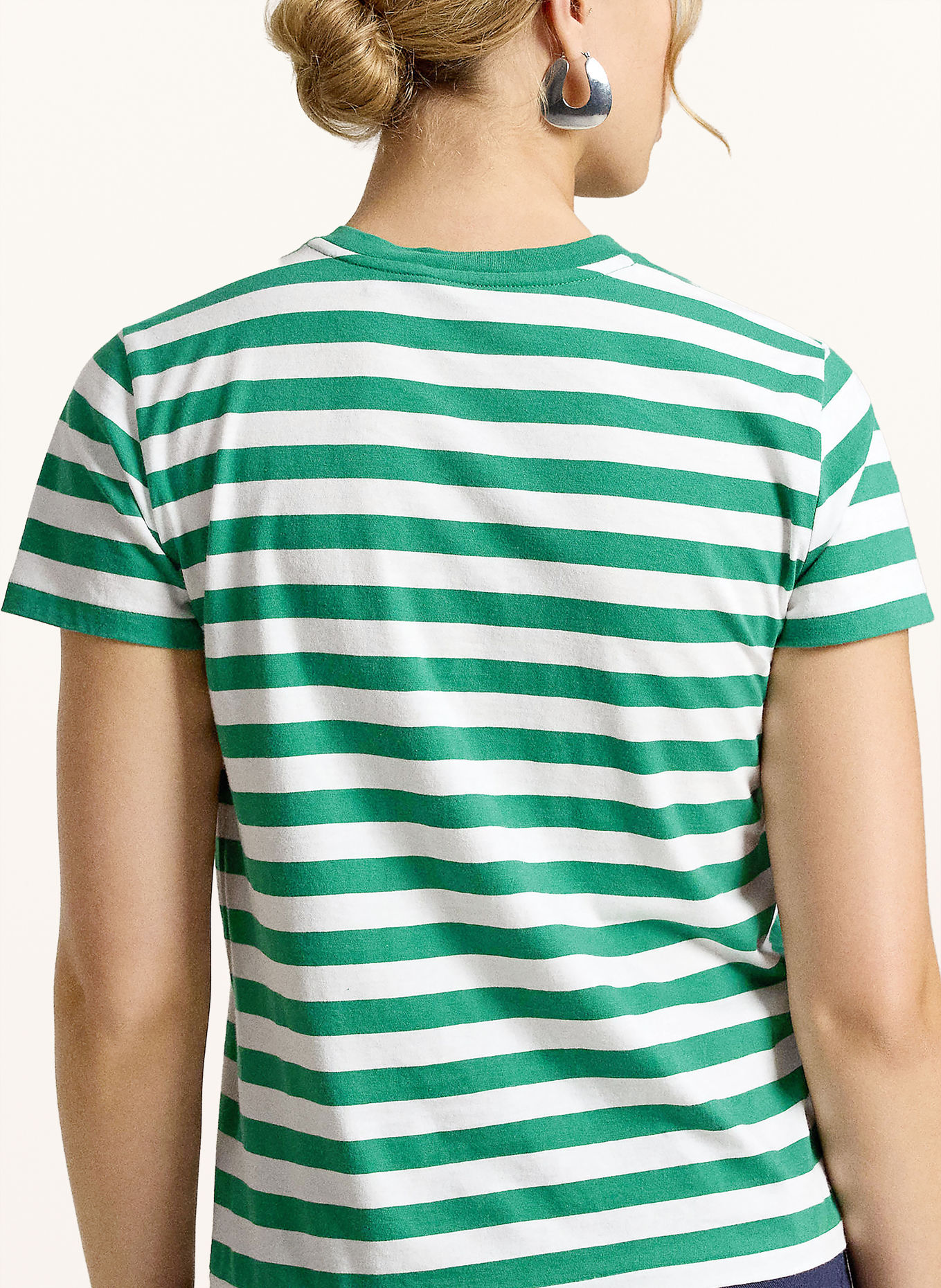 POLO RALPH LAUREN T-shirt: ZIELONY / BIAŁY