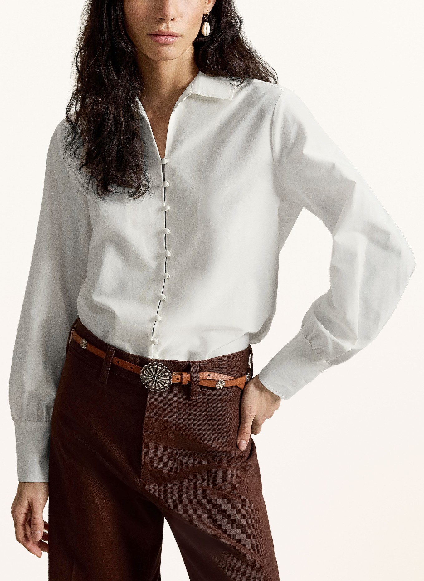 POLO RALPH LAUREN Hemdbluse: WEISS