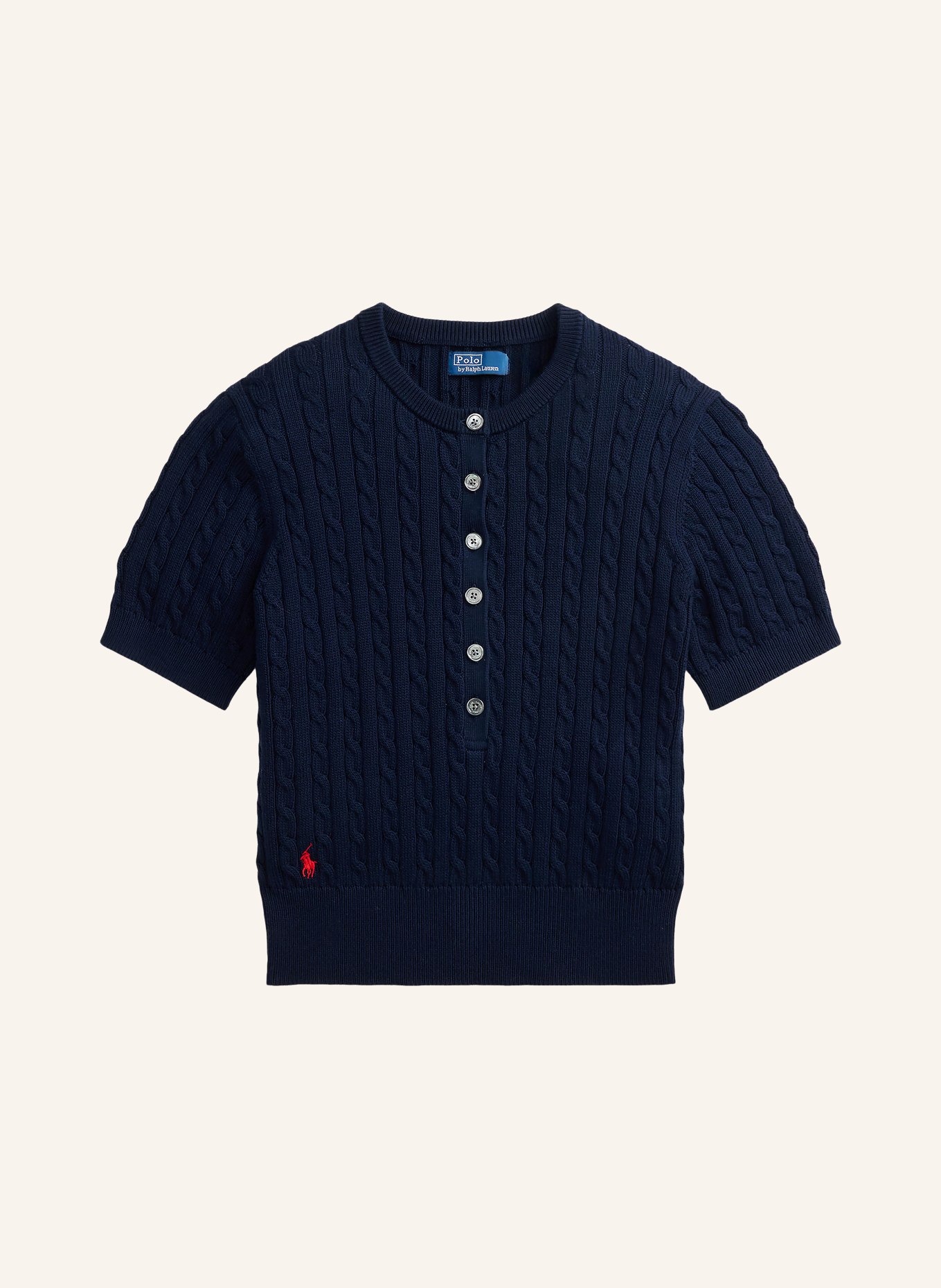 POLO RALPH LAUREN Gebreid shirt: DONKERBLAUW