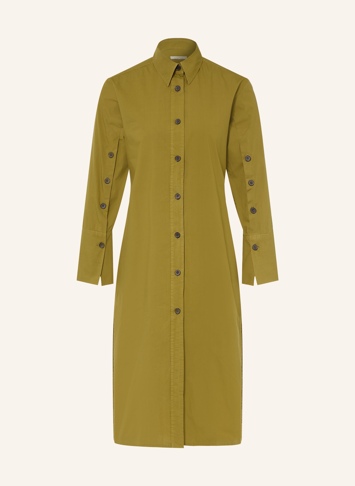 lilienfels Hemdblusenkleid in Jeansoptik: OLIV