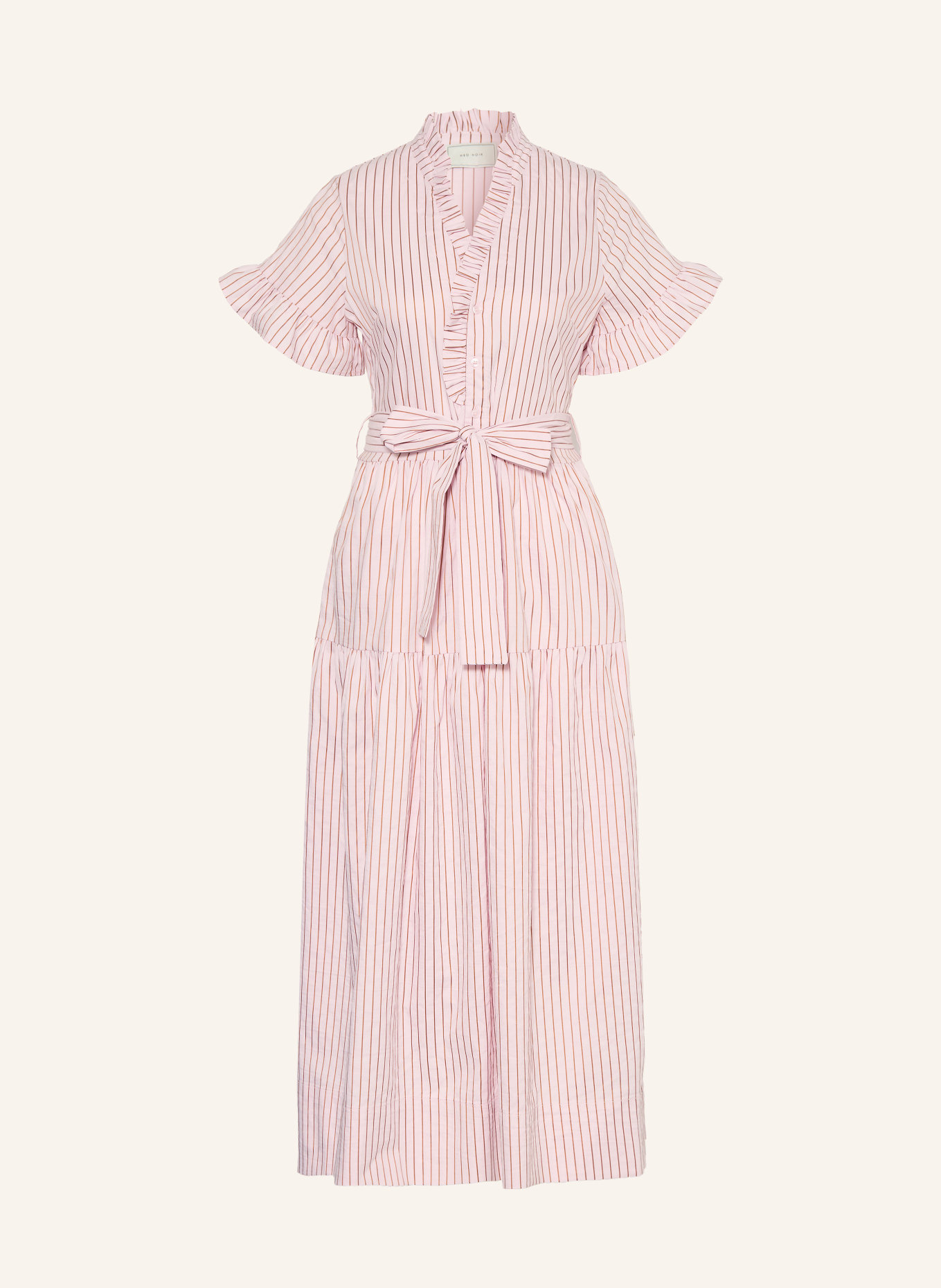 NEO NOIR NESSIE Dress: PINK / BROWN