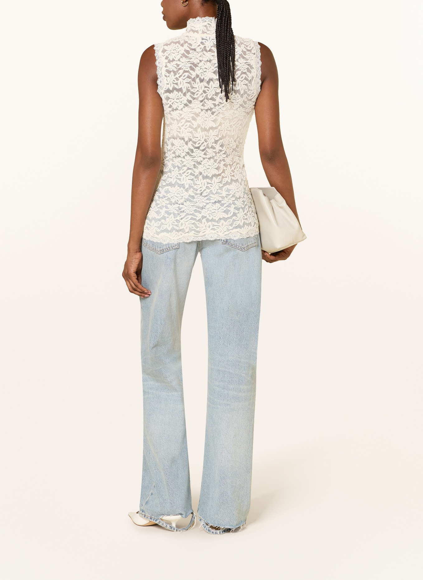 rosemunde Spitzentop RWDELICIA: WEISS