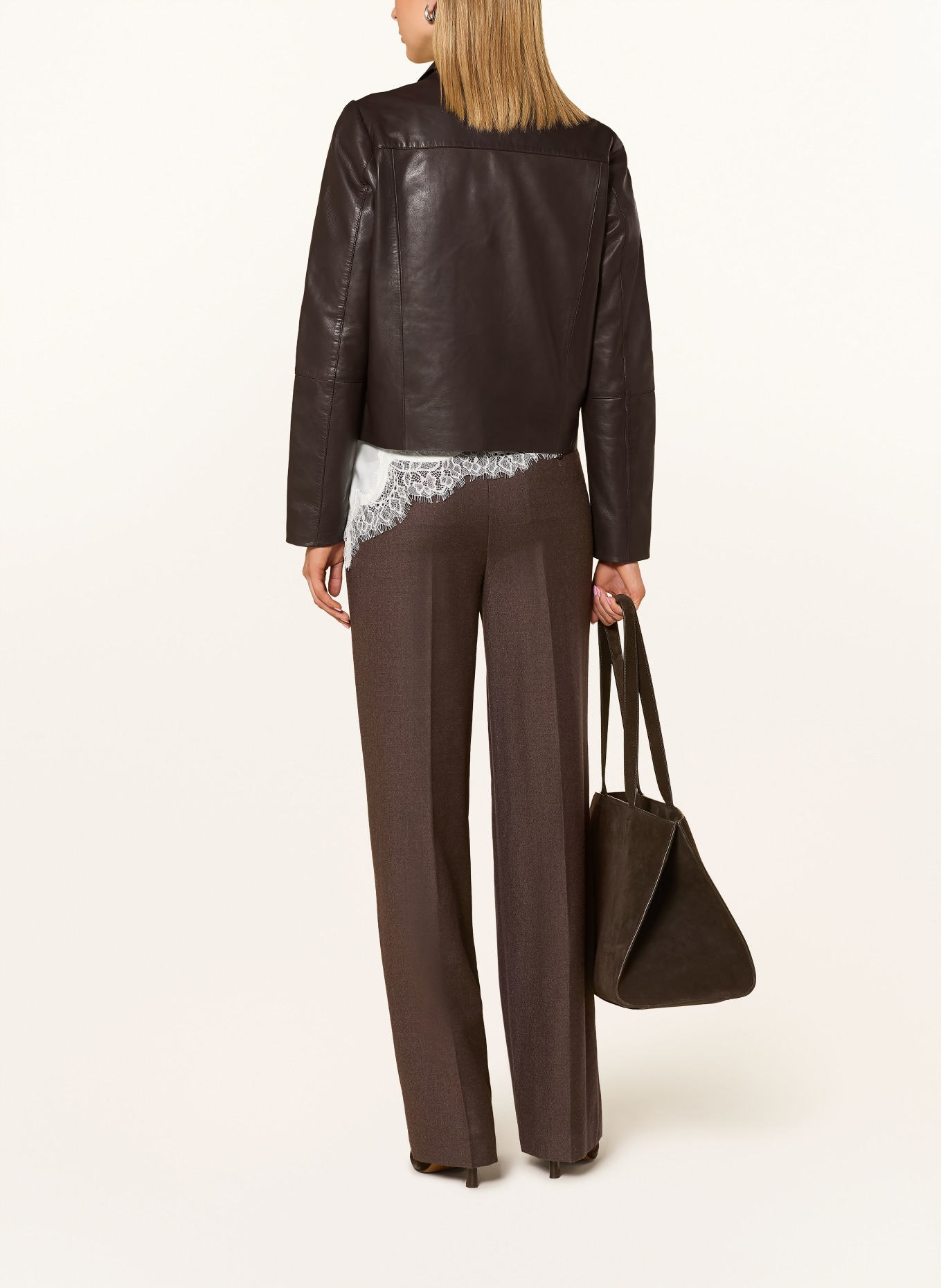 RICANO Lederjacke PALOMA: DUNKELBRAUN