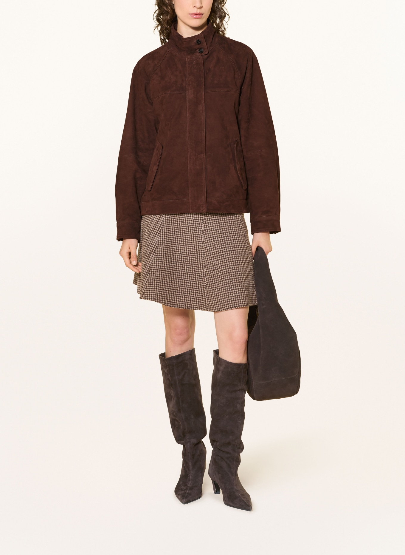 RICANO Lederjacke ADRIANA: DUNKELBRAUN