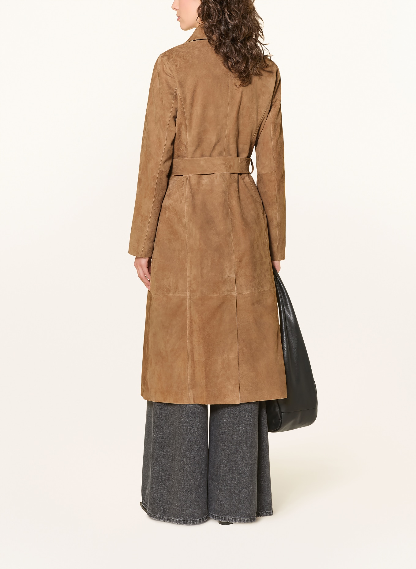 RICANO Ledermantel DARCY: BEIGE